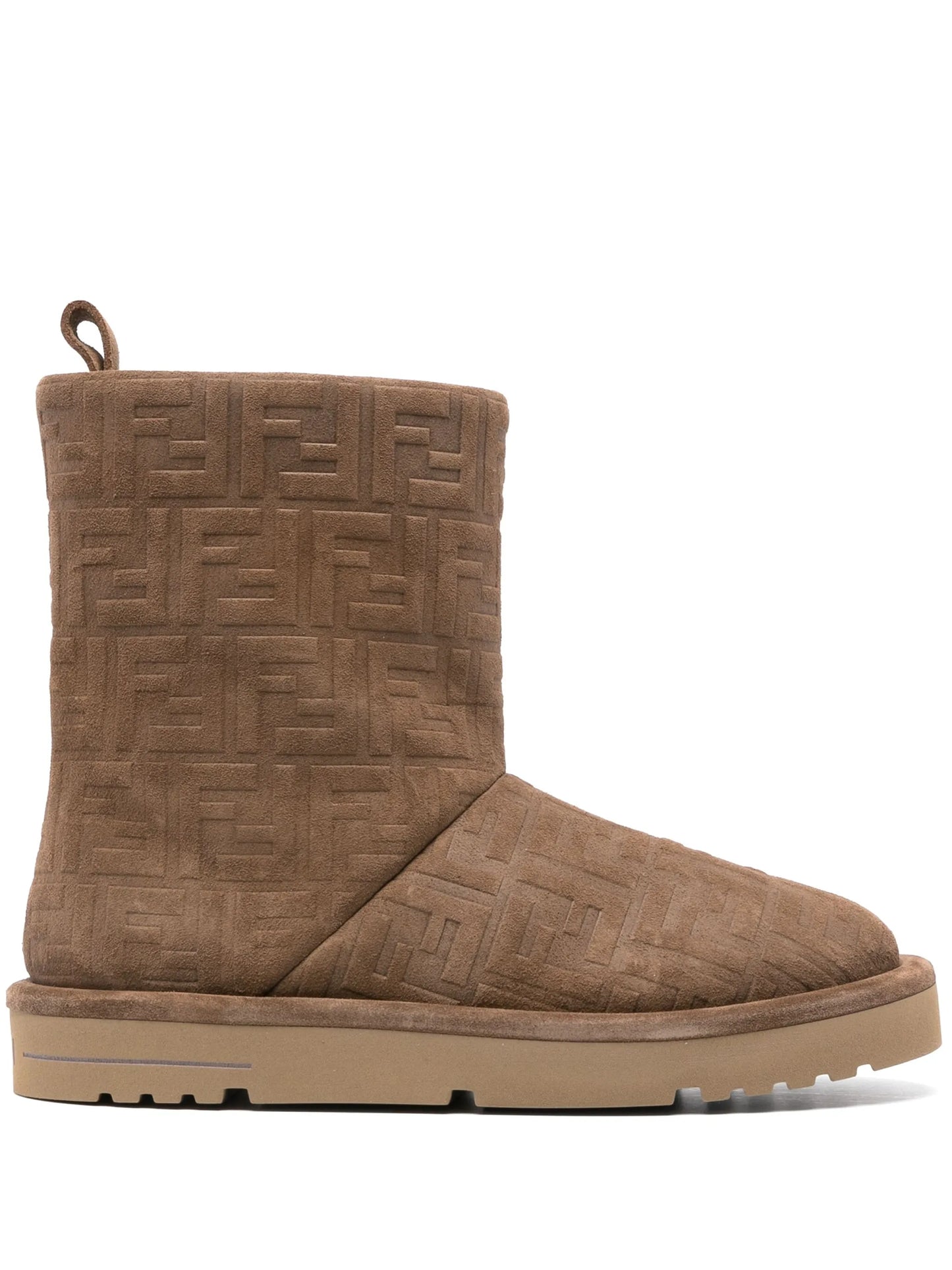 FF jacquard boots