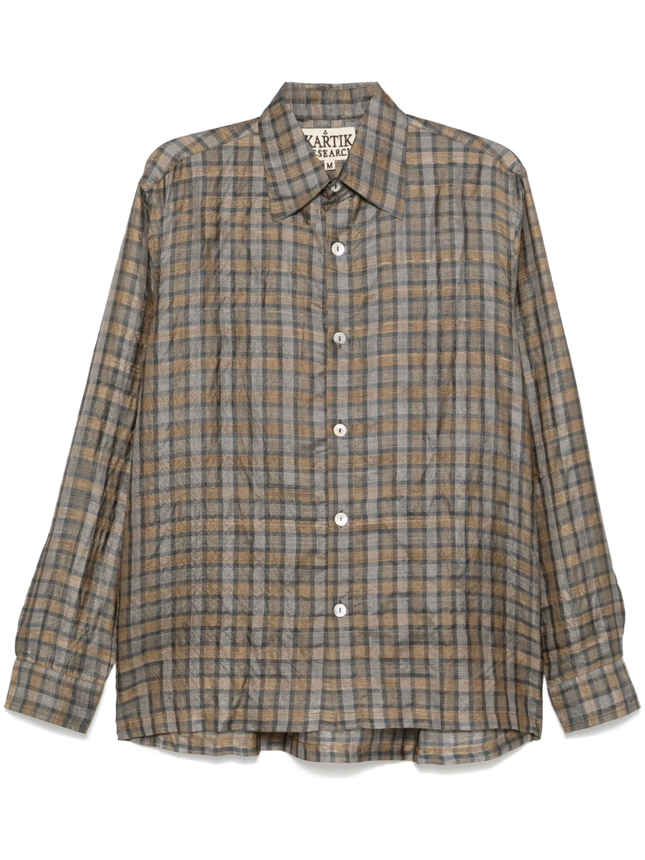 check-pattern shirt
