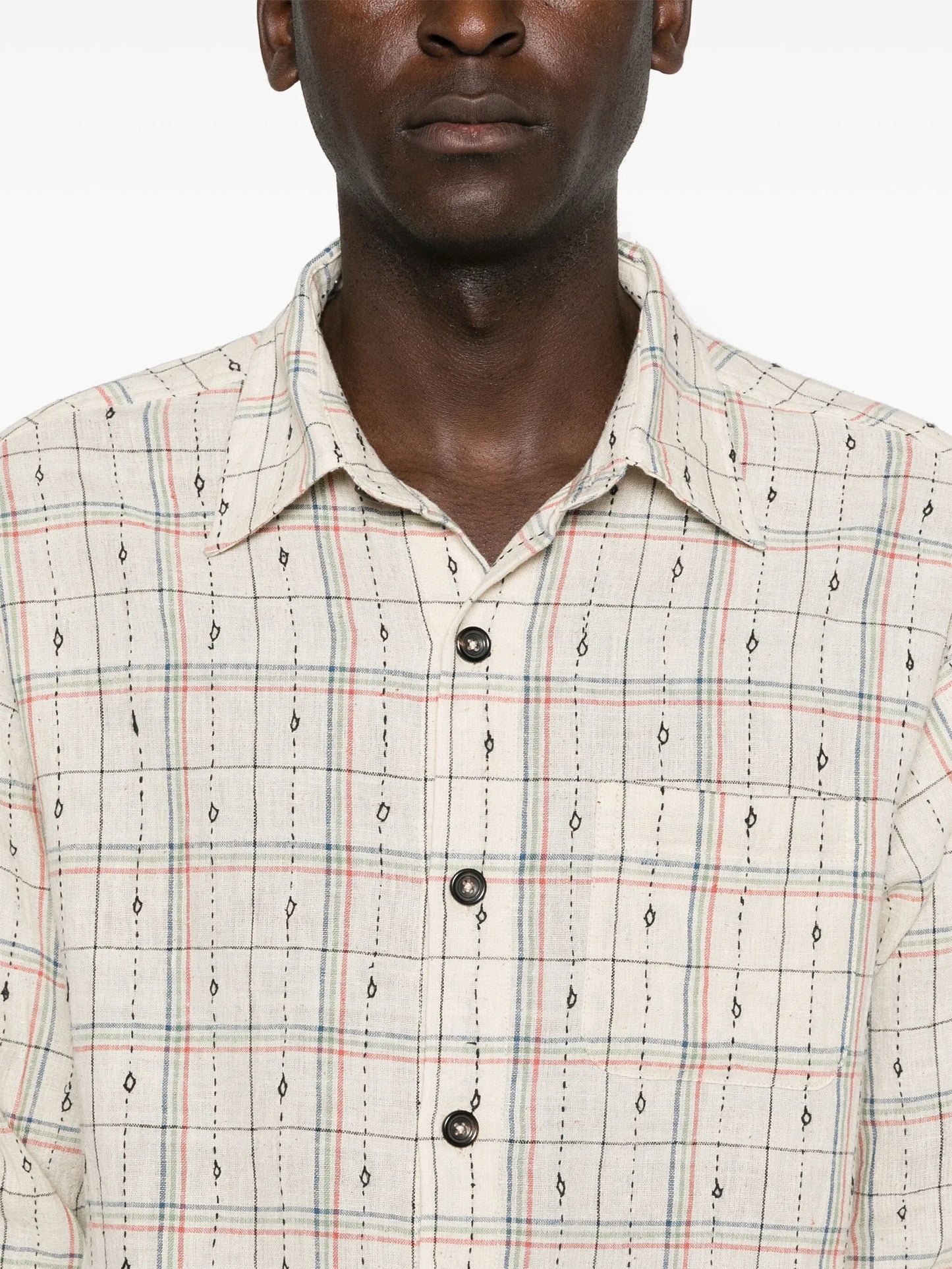 Rabari-embroidered shirt