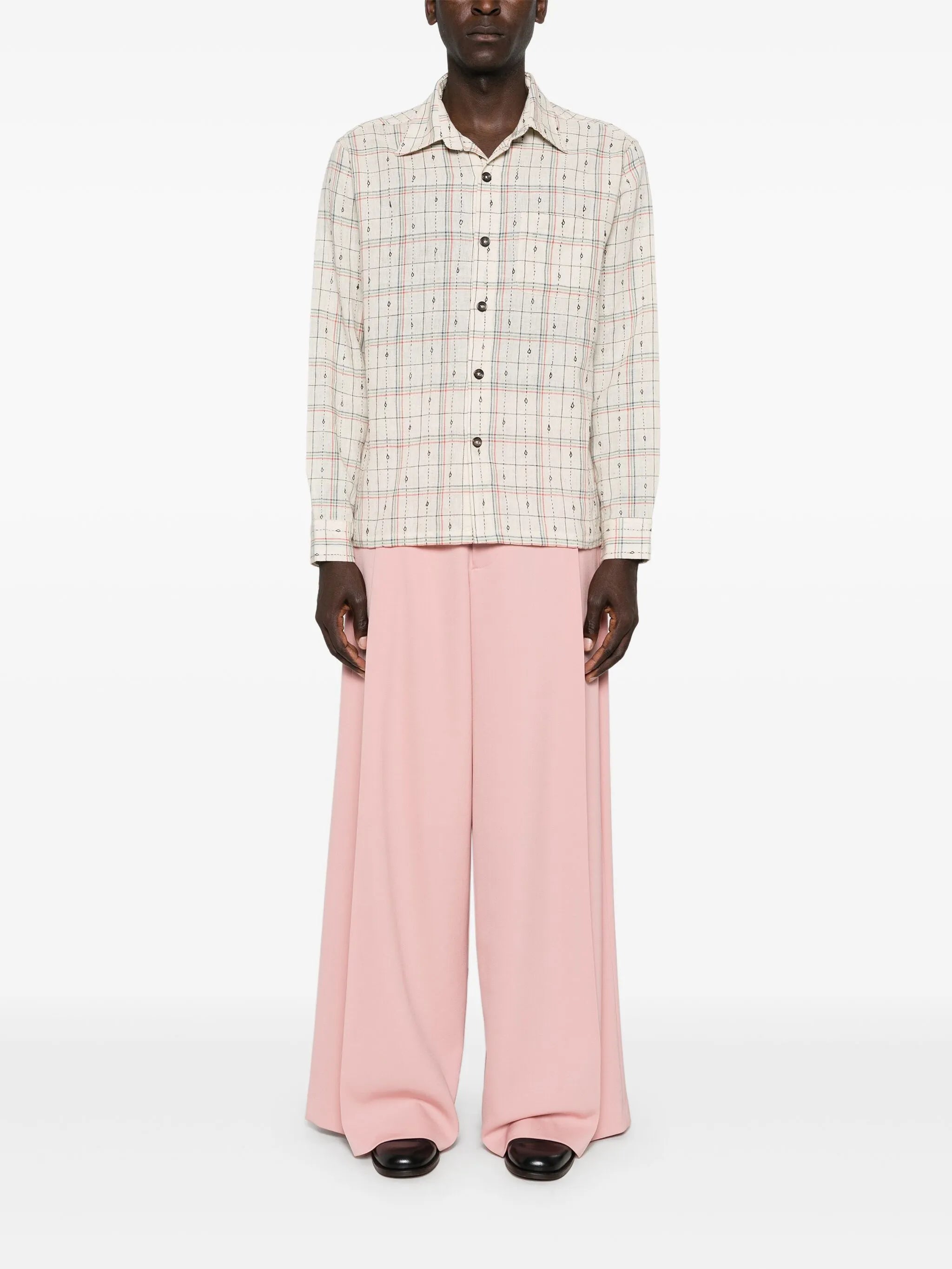Rabari-embroidered shirt
