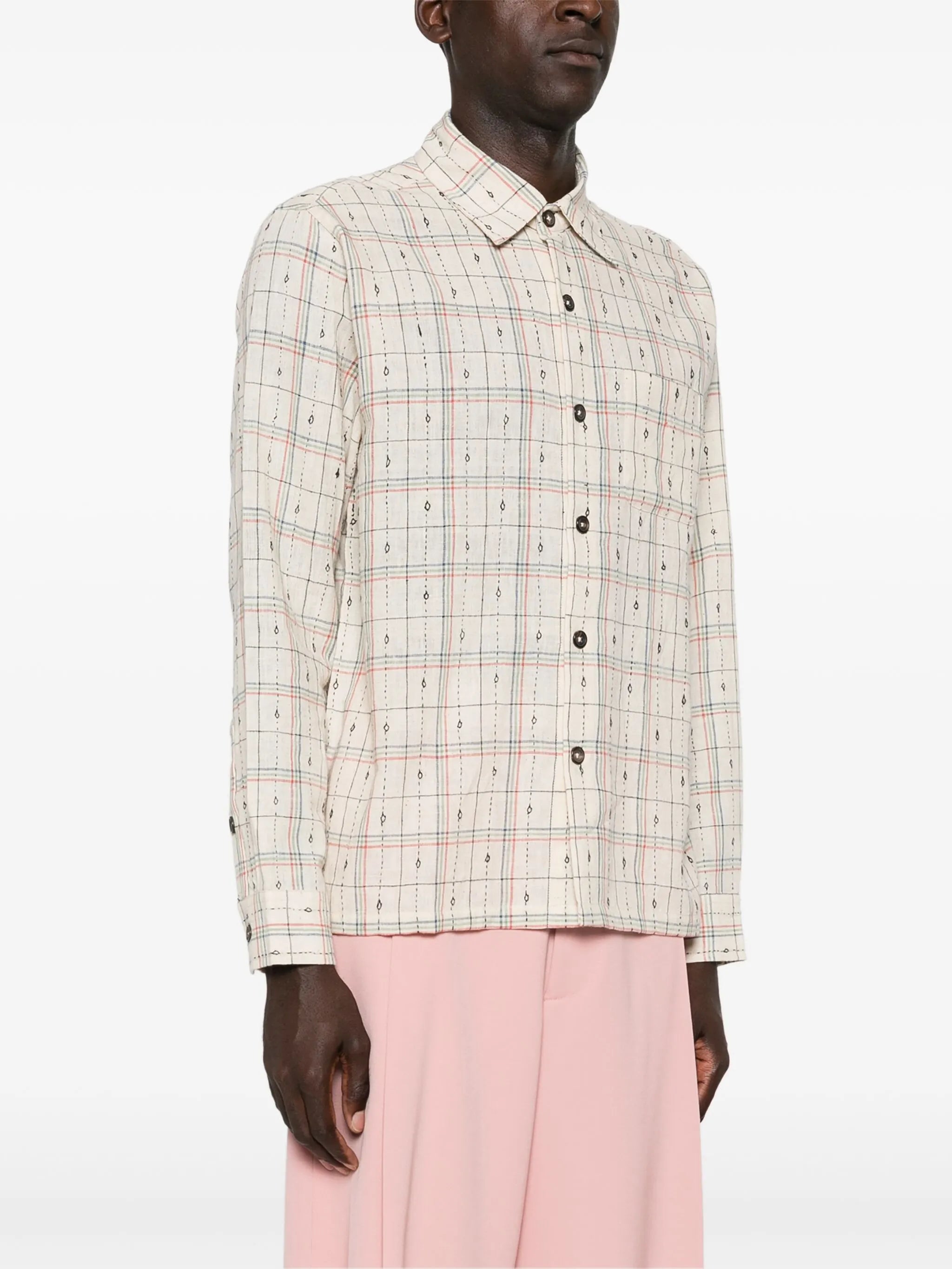 Rabari-embroidered shirt