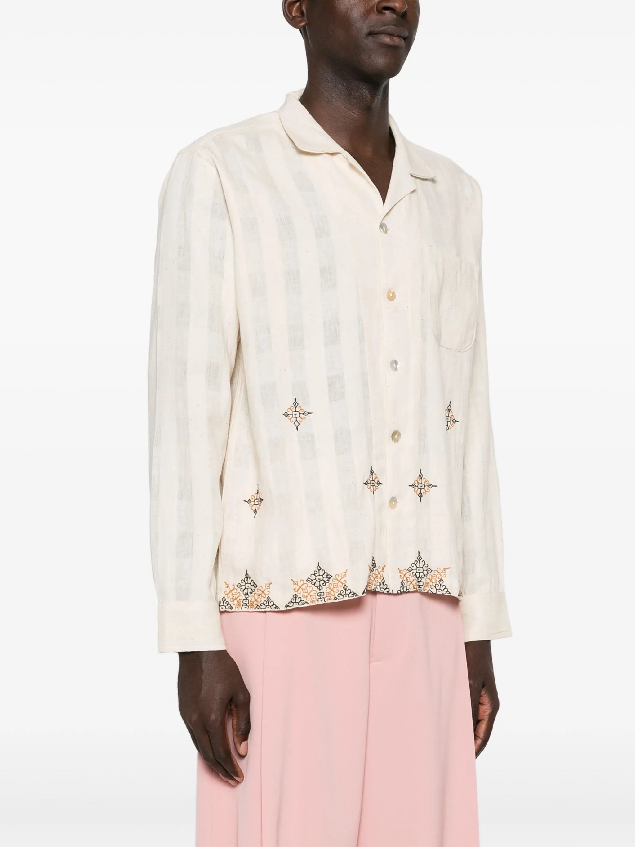 embroidered shirt