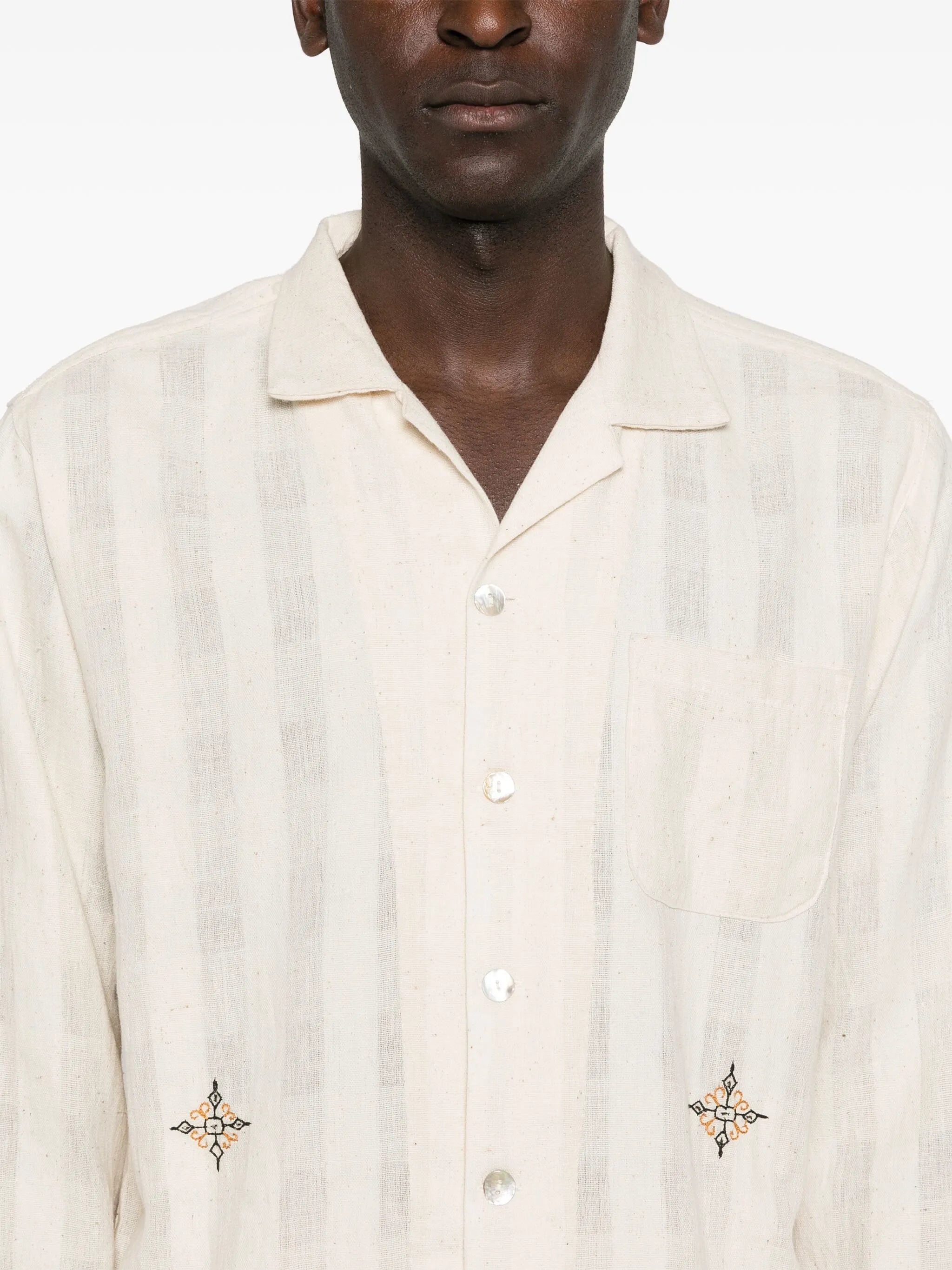 embroidered shirt
