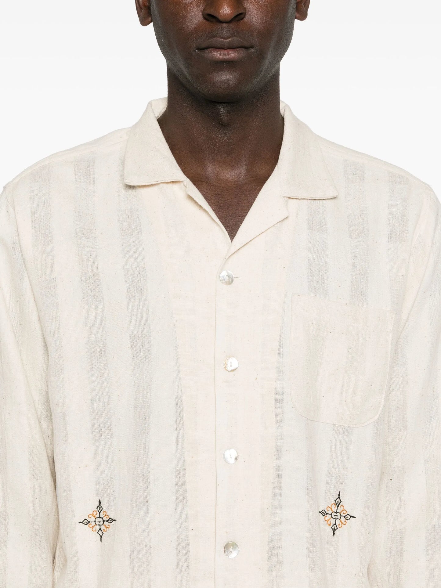 embroidered shirt
