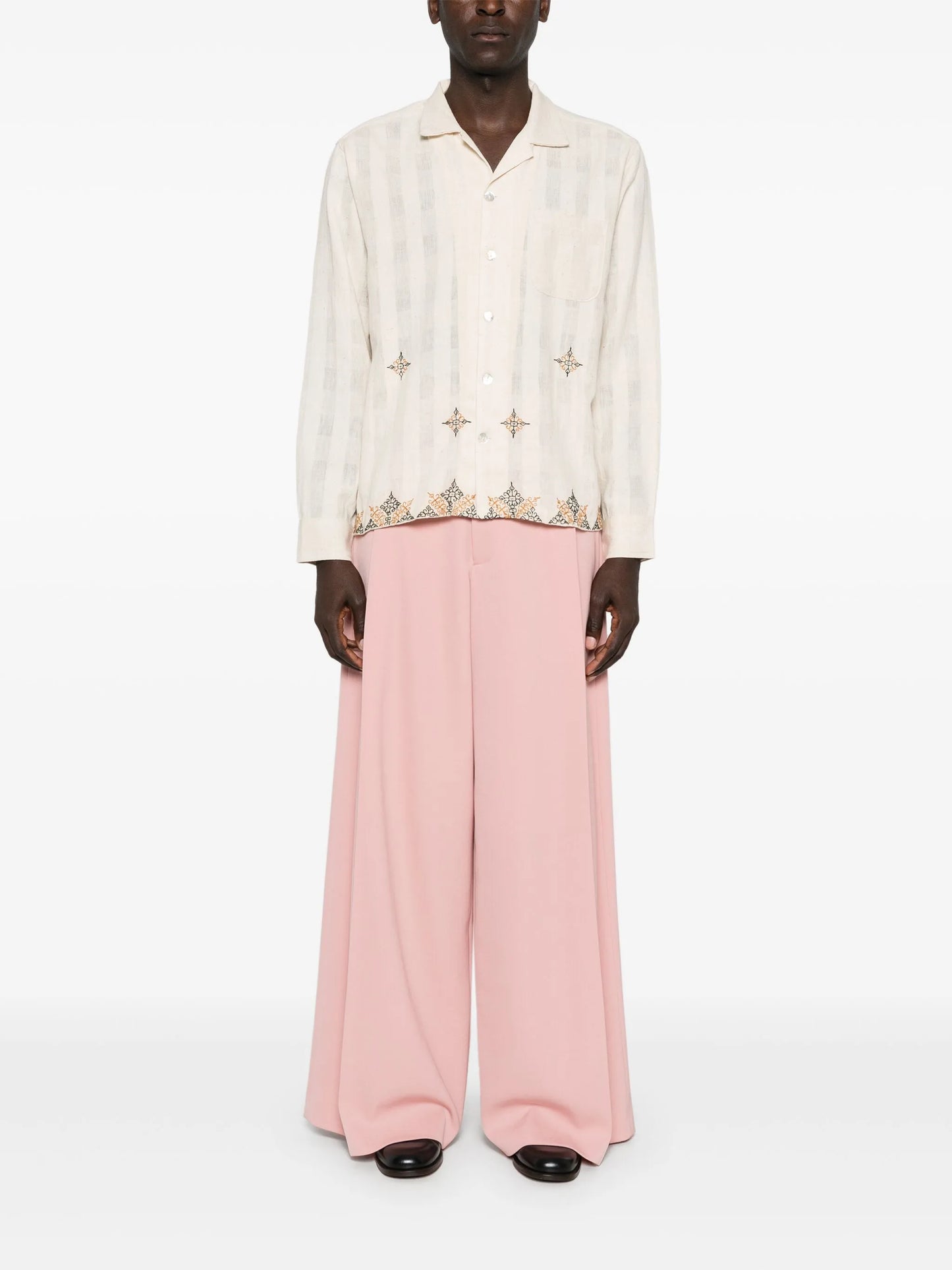 embroidered shirt