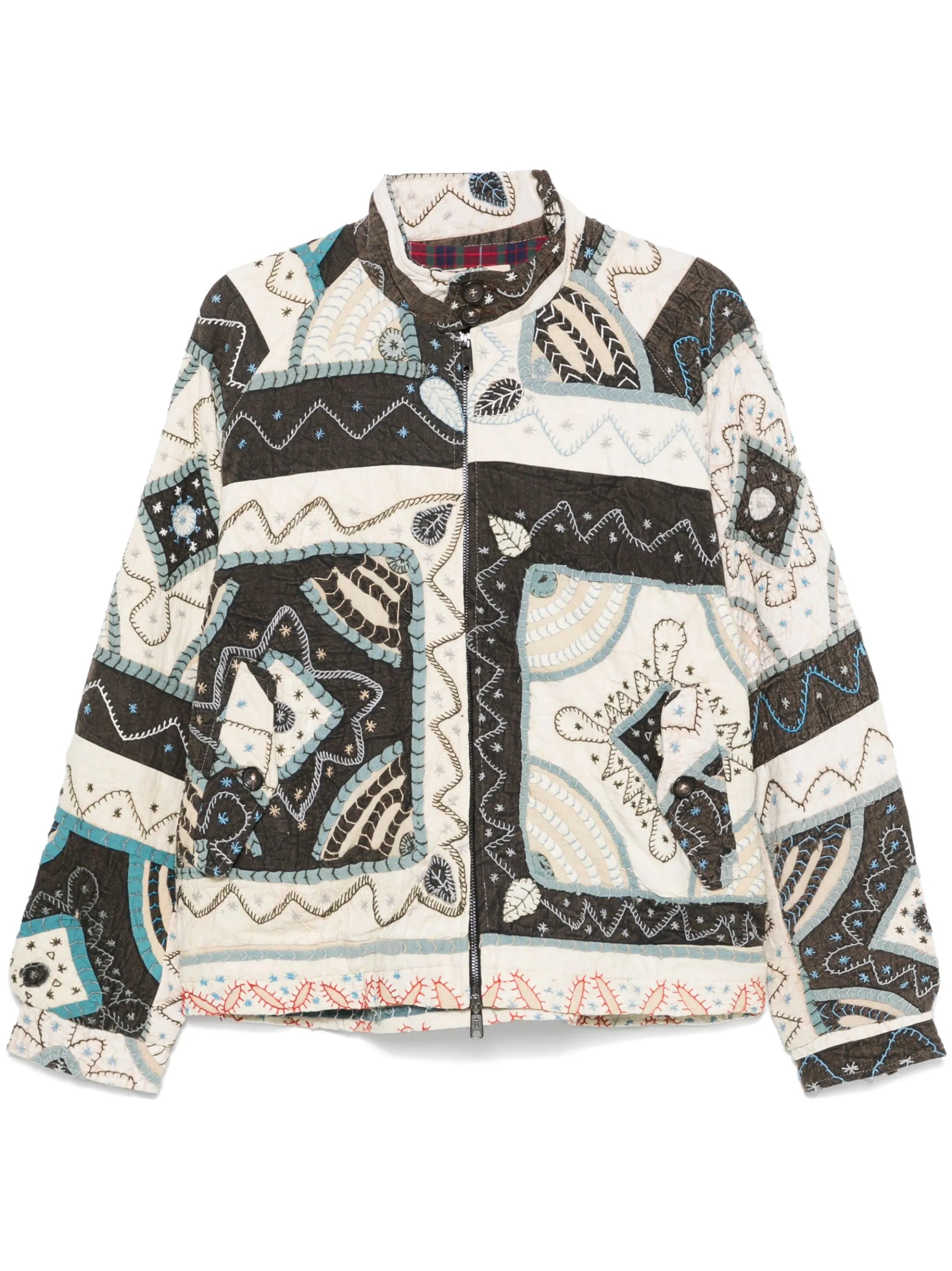 x Baracuta patchwork jacket