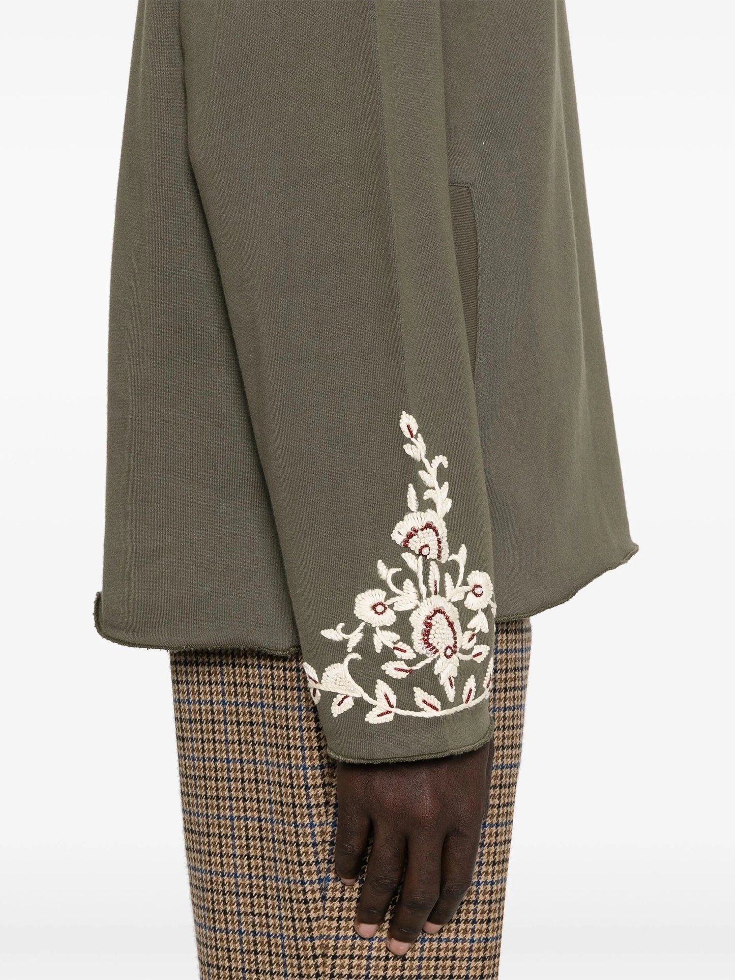 x Baracuta embroidered hoodie