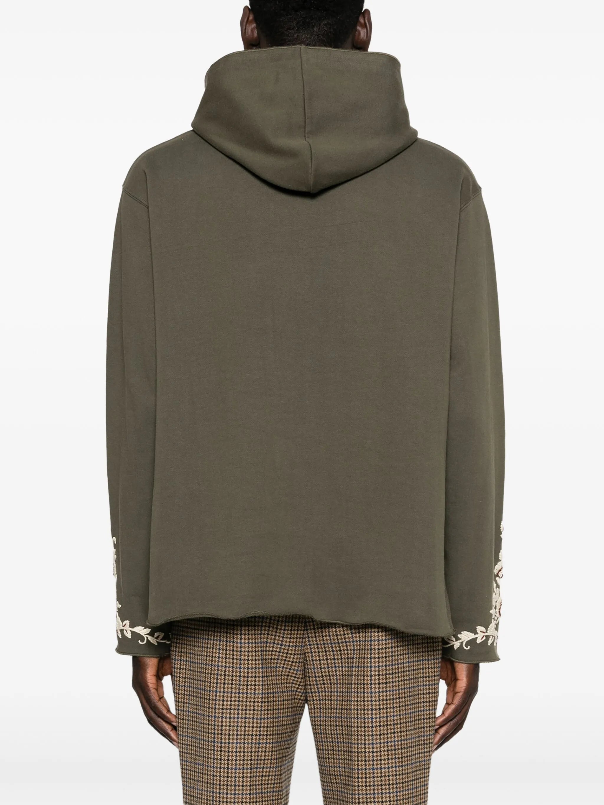 x Baracuta embroidered hoodie