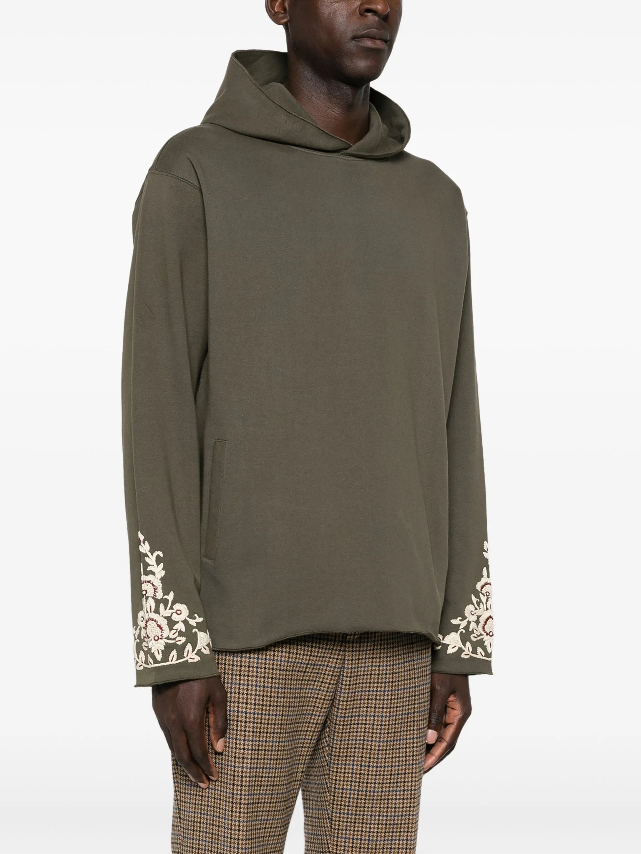 x Baracuta embroidered hoodie