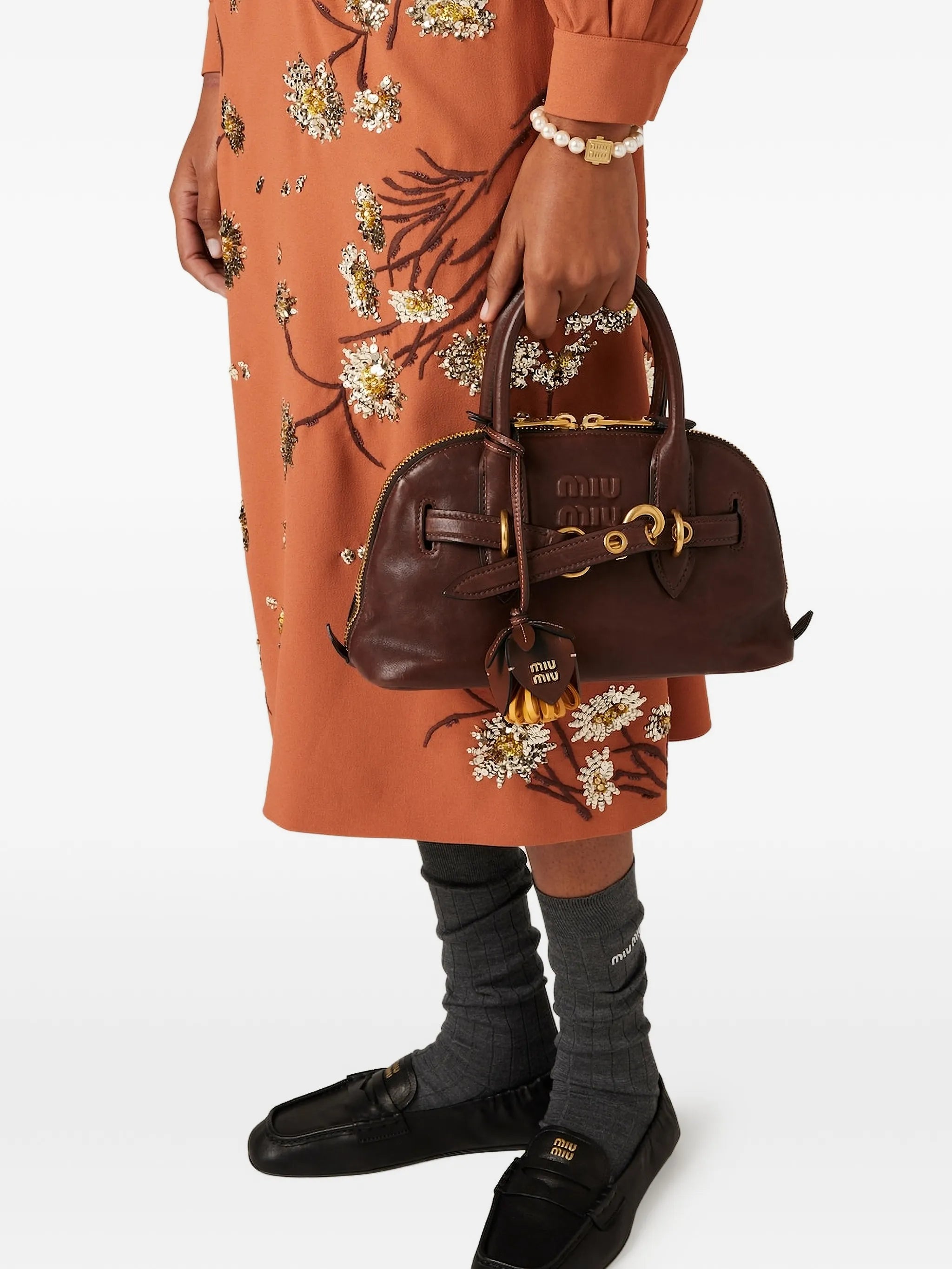 Aventure nappa leather top-handle bag