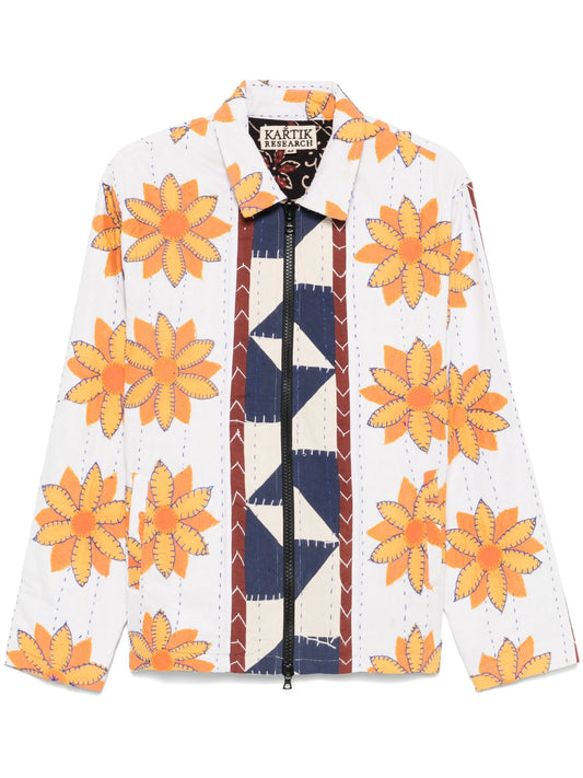 Rangoli-embroidered jacket