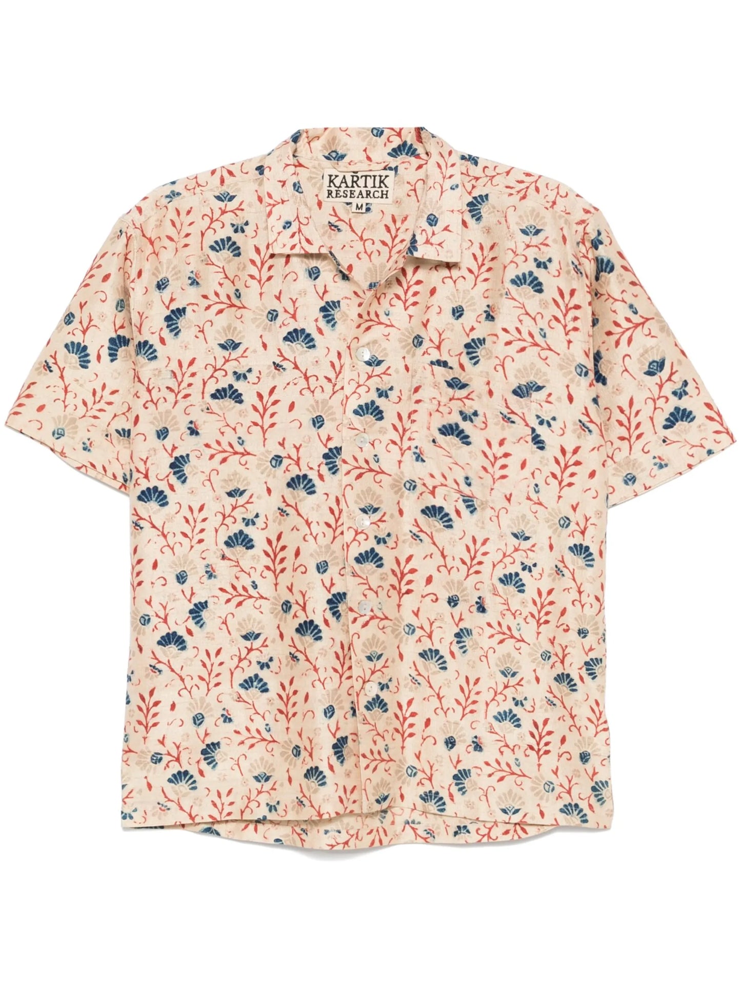 floral-print shirt