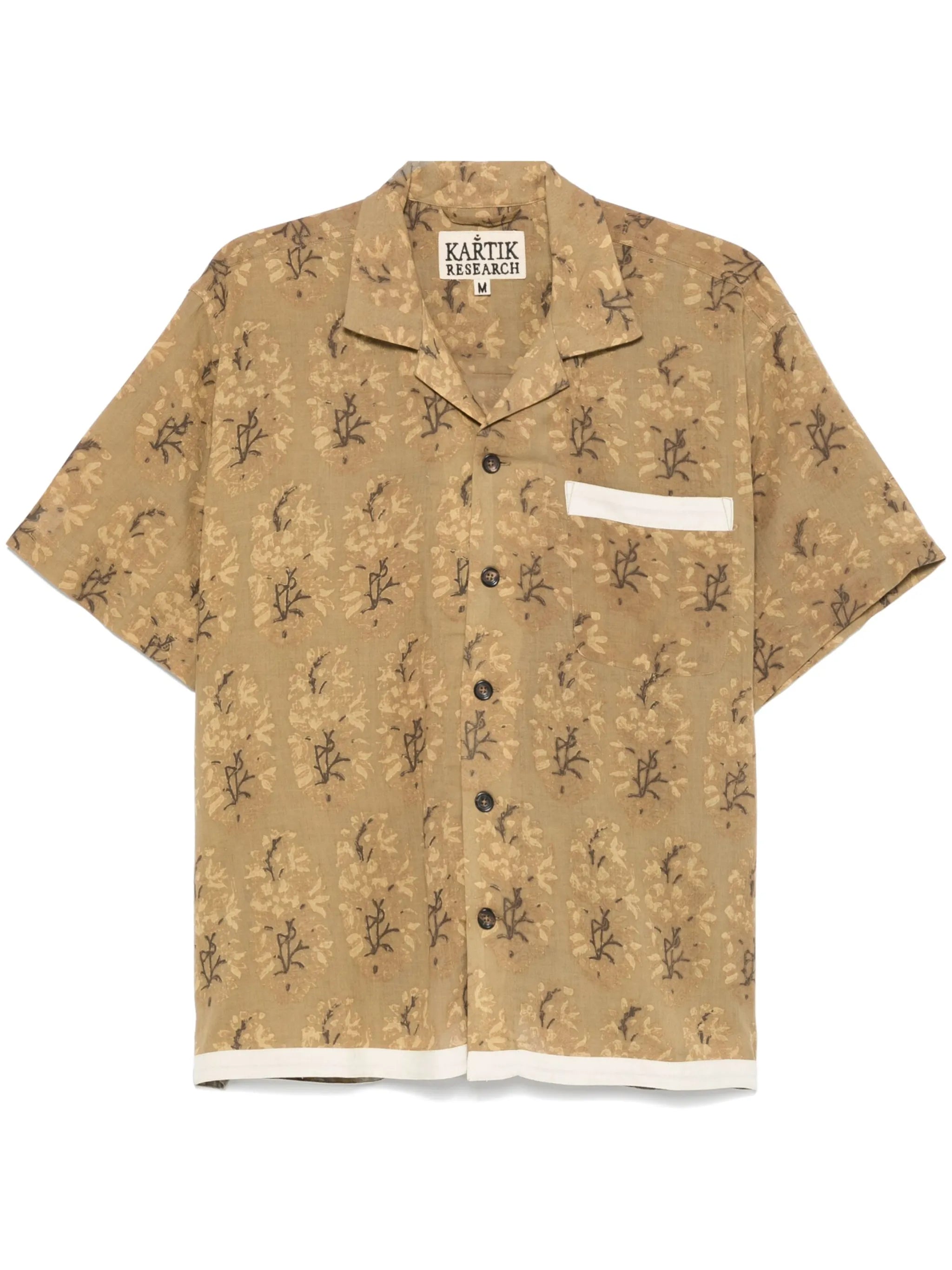 graphic-print shirt