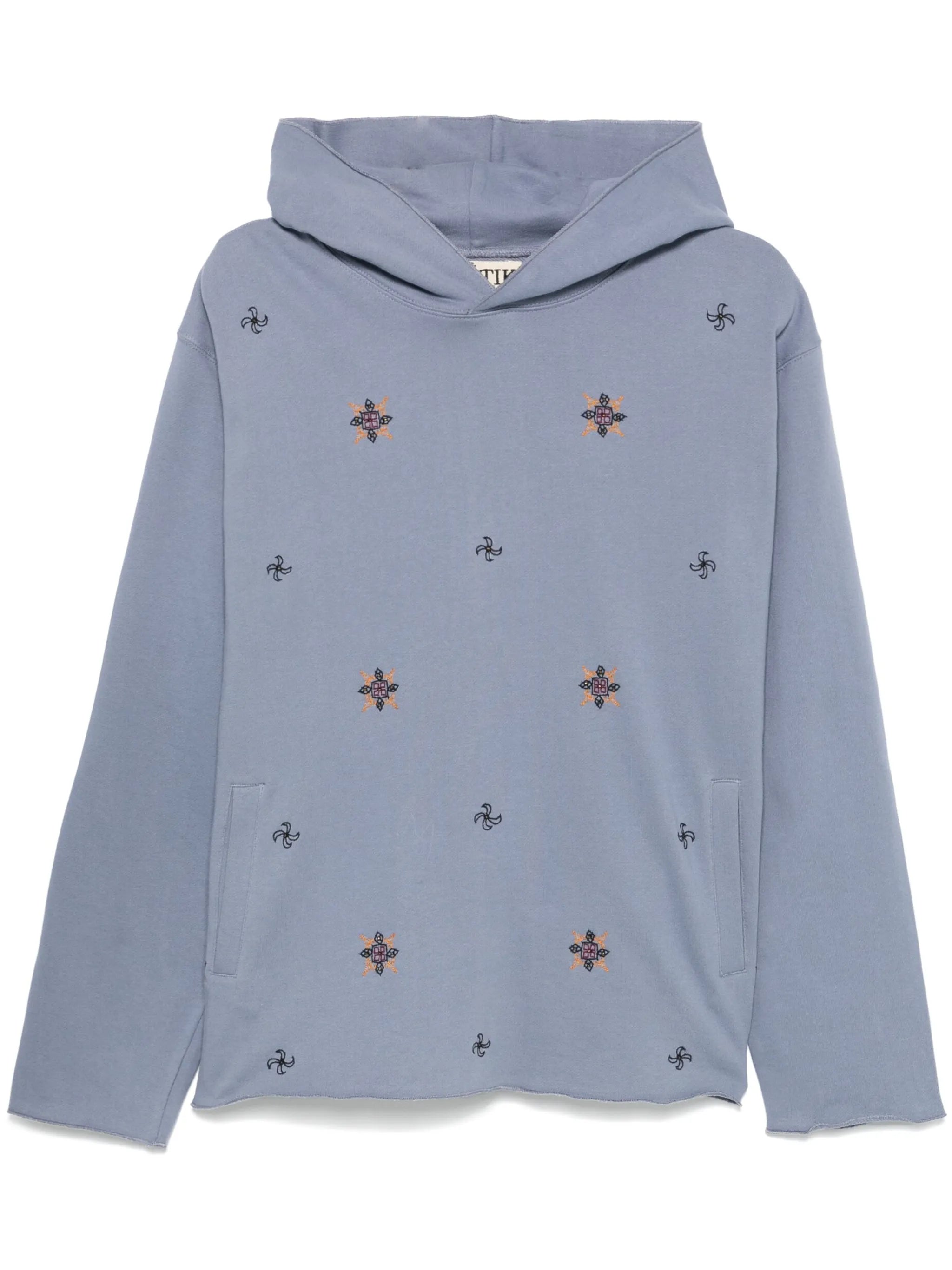 embroidered hoodie
