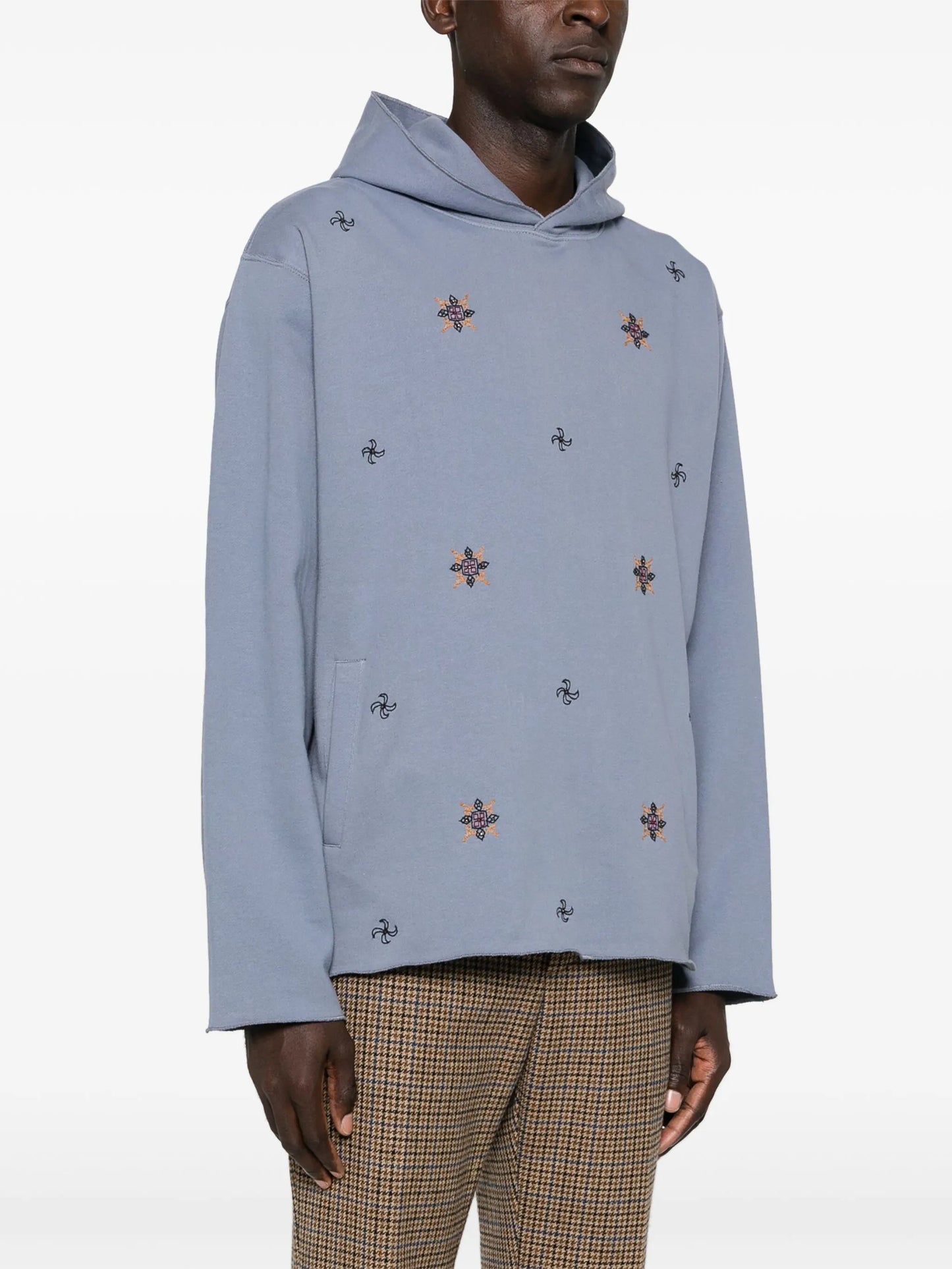 embroidered hoodie