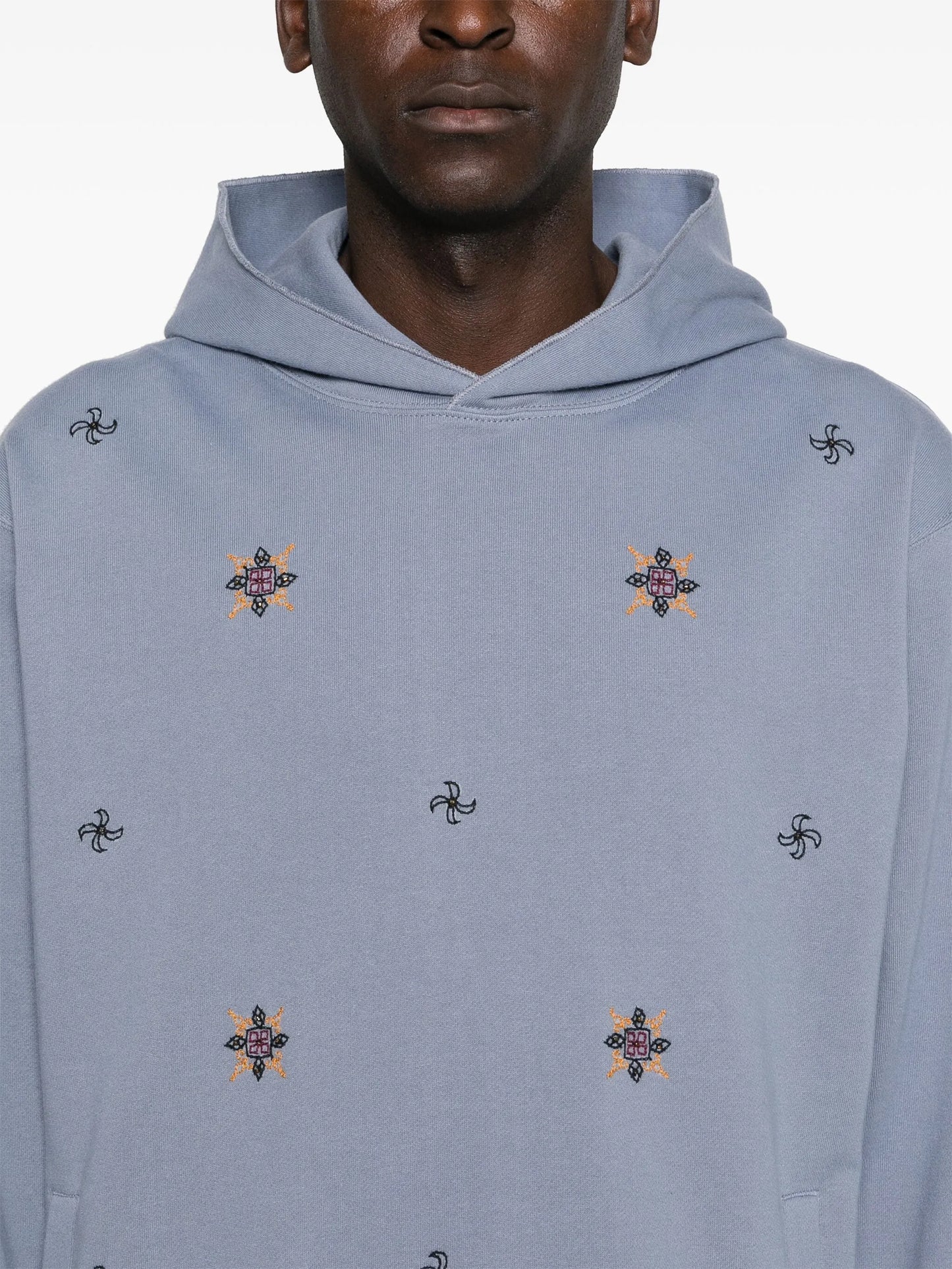 embroidered hoodie