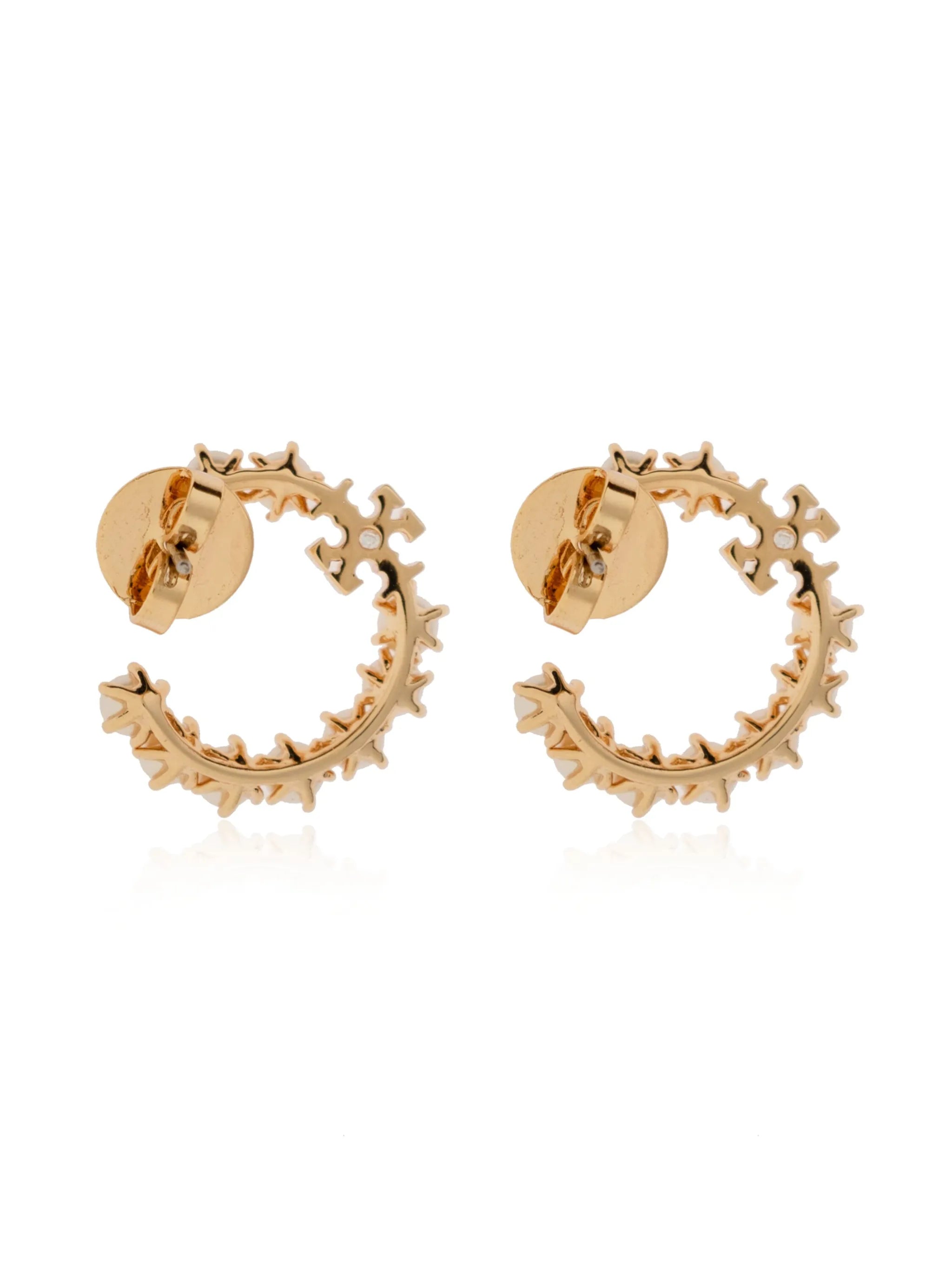 Kira pearl hoop earring