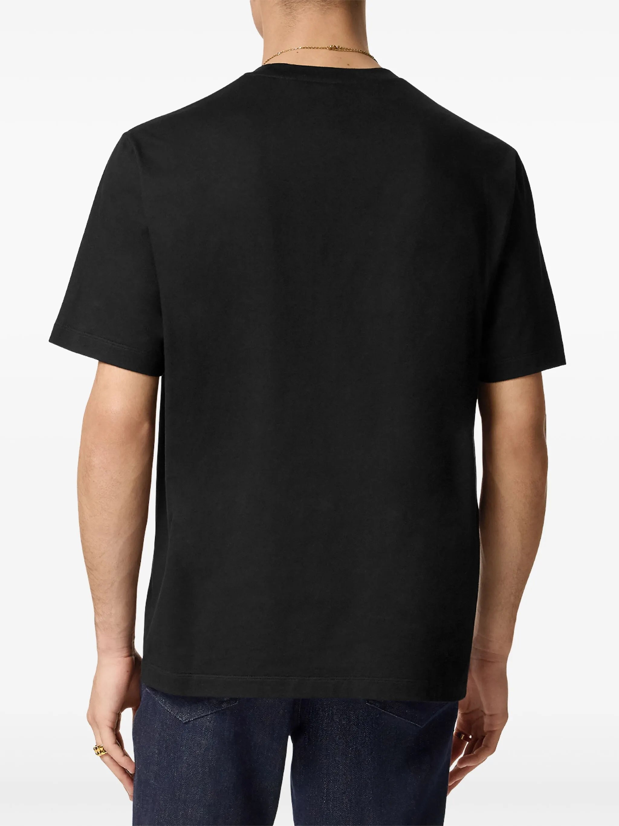Medusa Safety Pin-print cotton T-shirt
