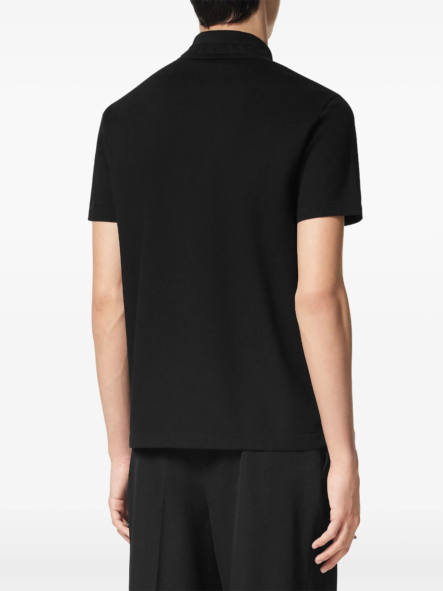 logo-embroidered polo shirt