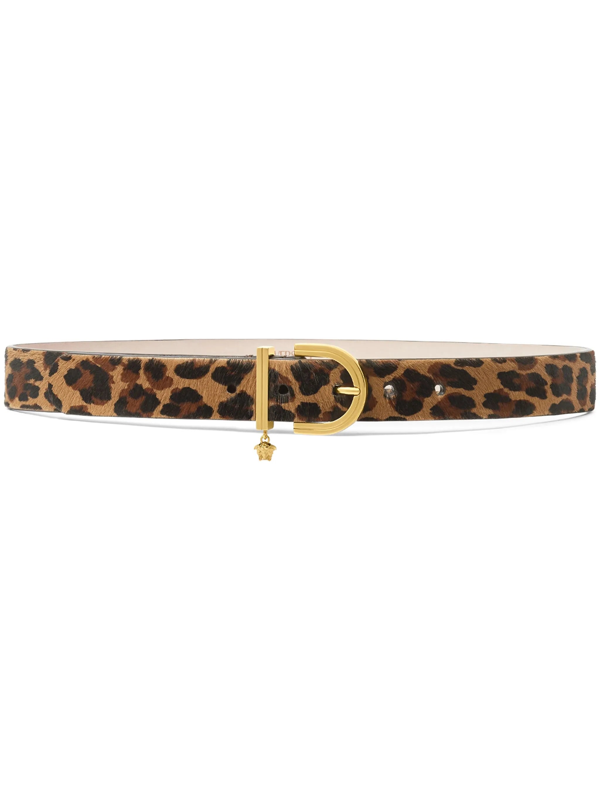 Medusa '95 leopard-print belt