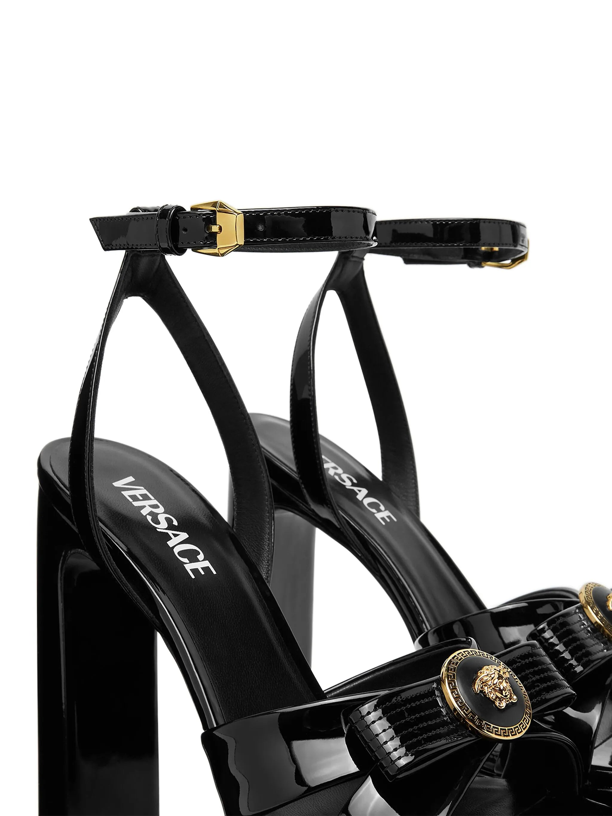 140mm Gianni Ribbon sandals