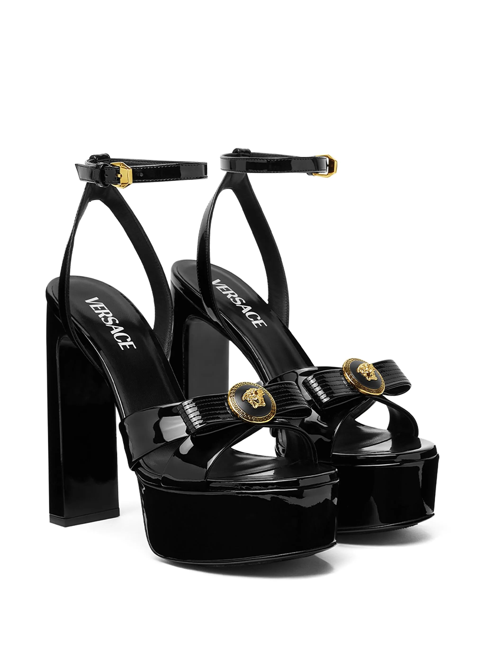 140mm Gianni Ribbon sandals