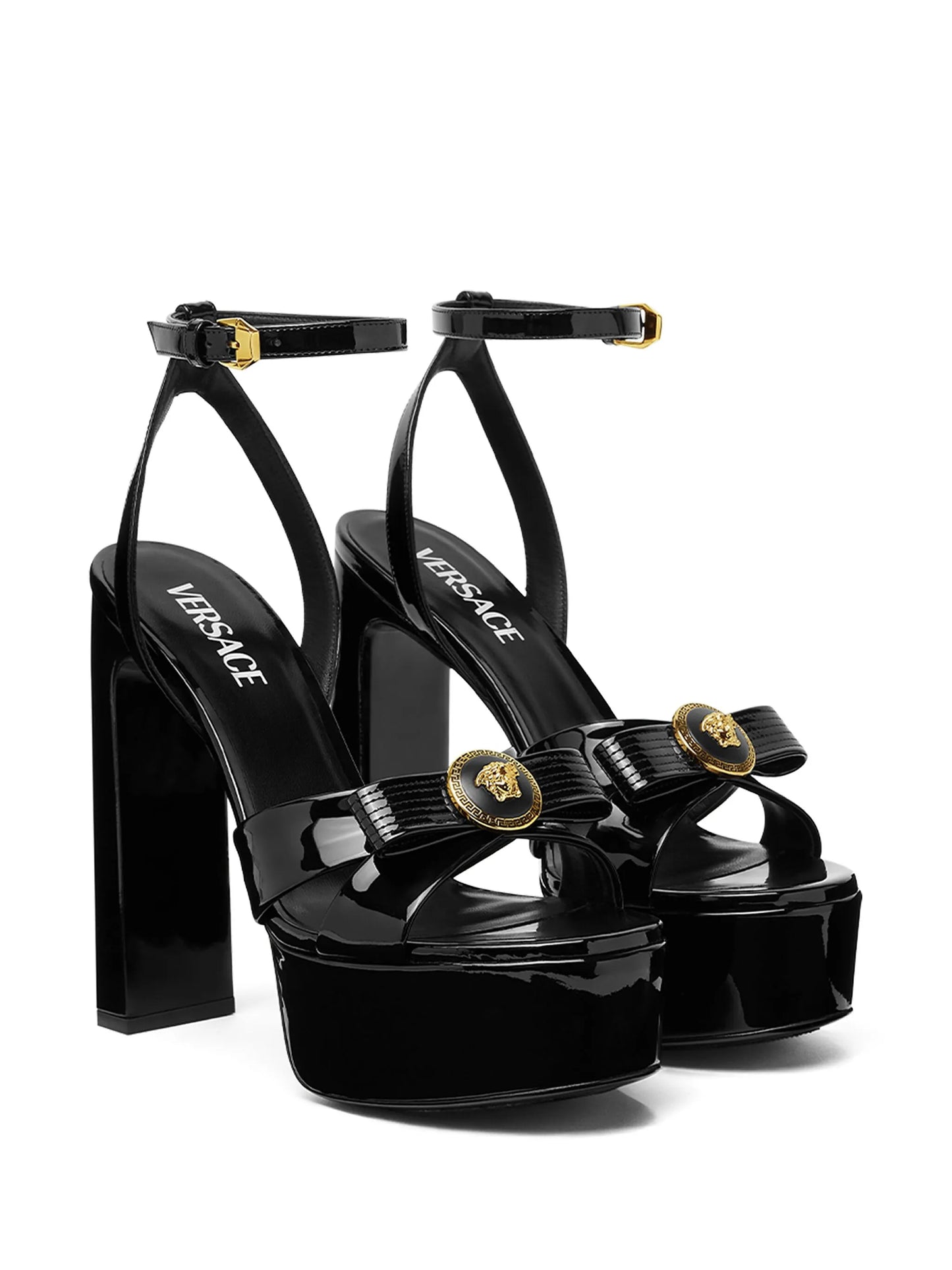 140mm Gianni Ribbon sandals