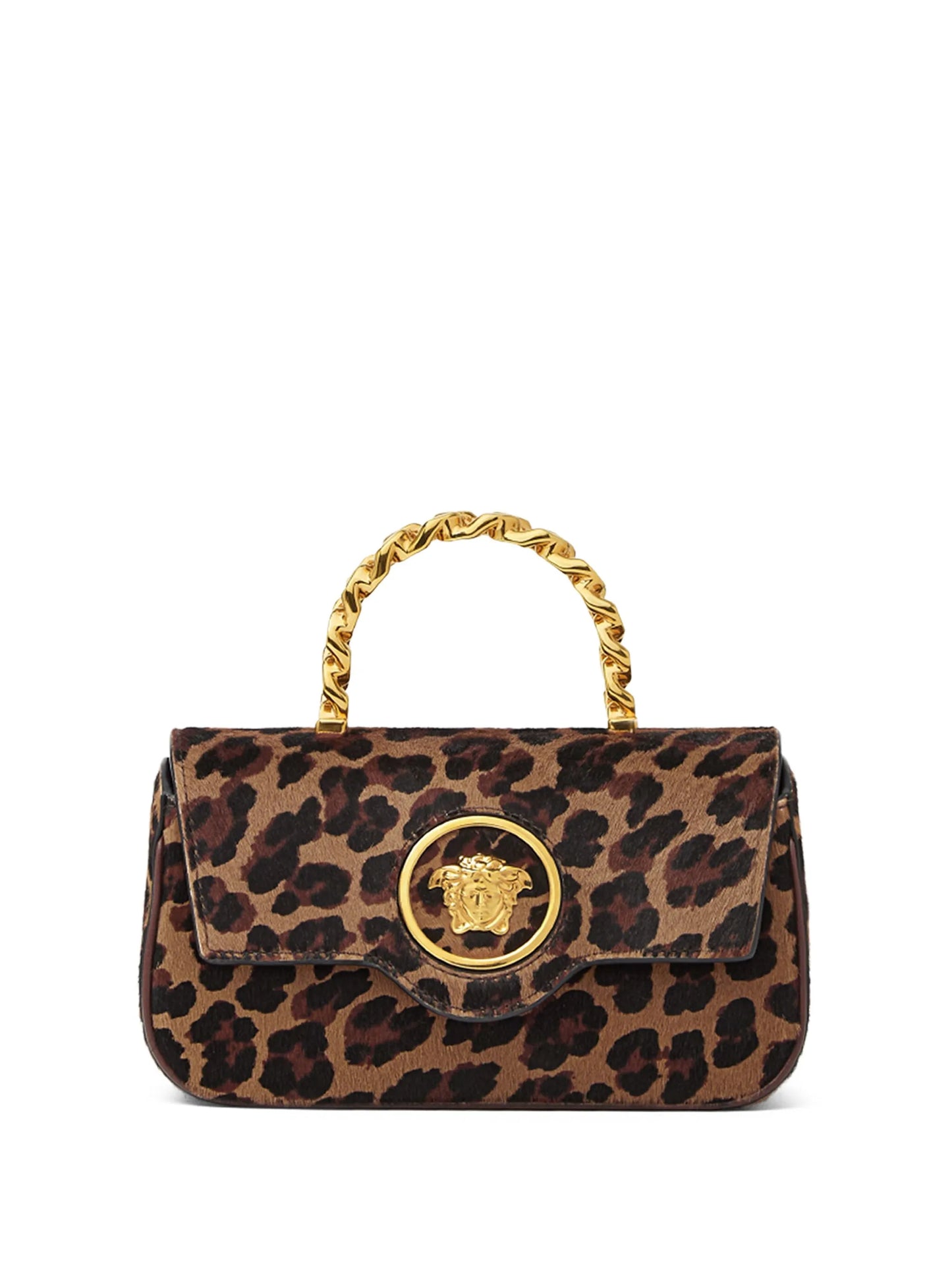 La Medusa leopard-print mini bag