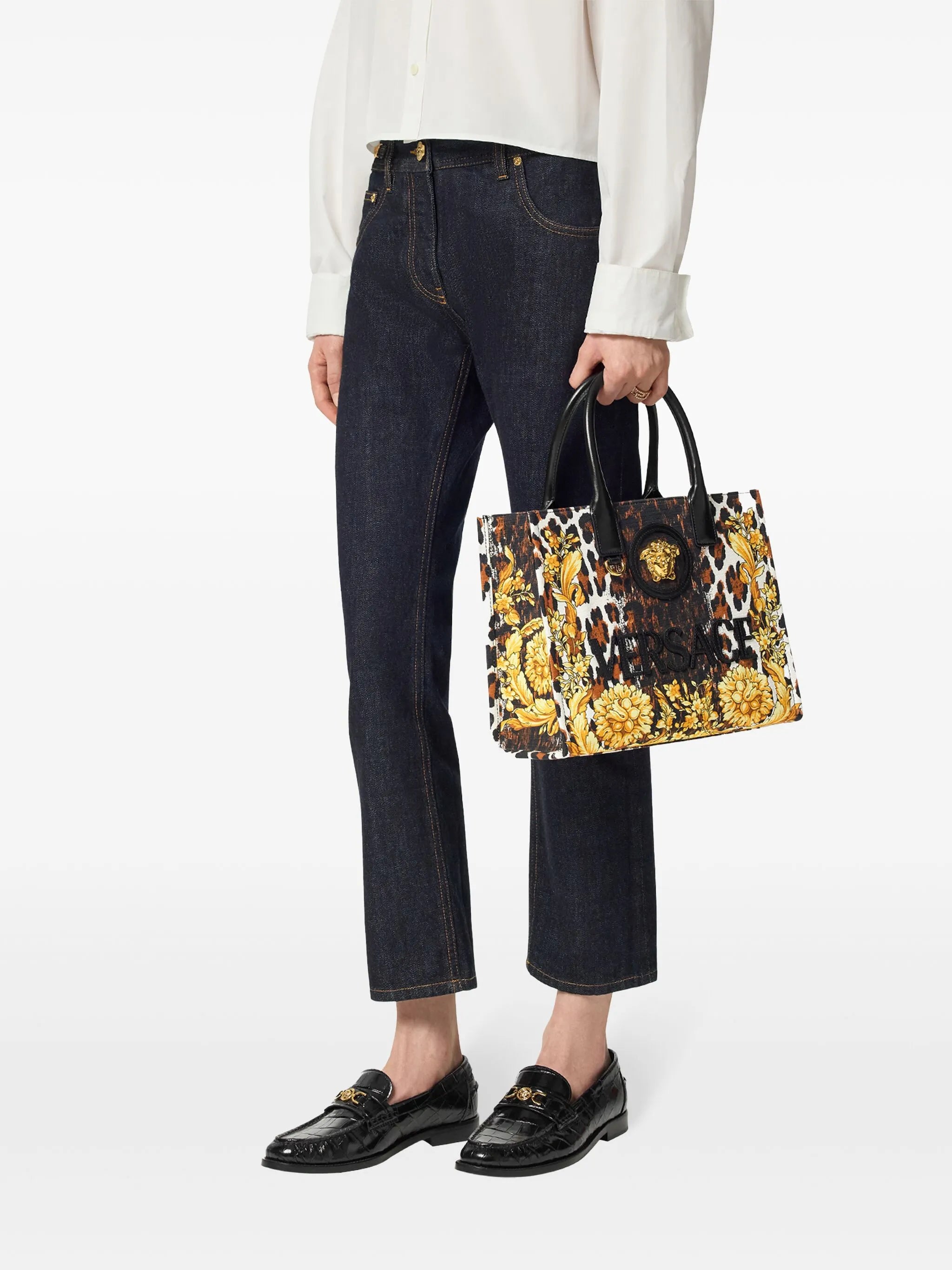 small Wild Barocco canvas tote bag