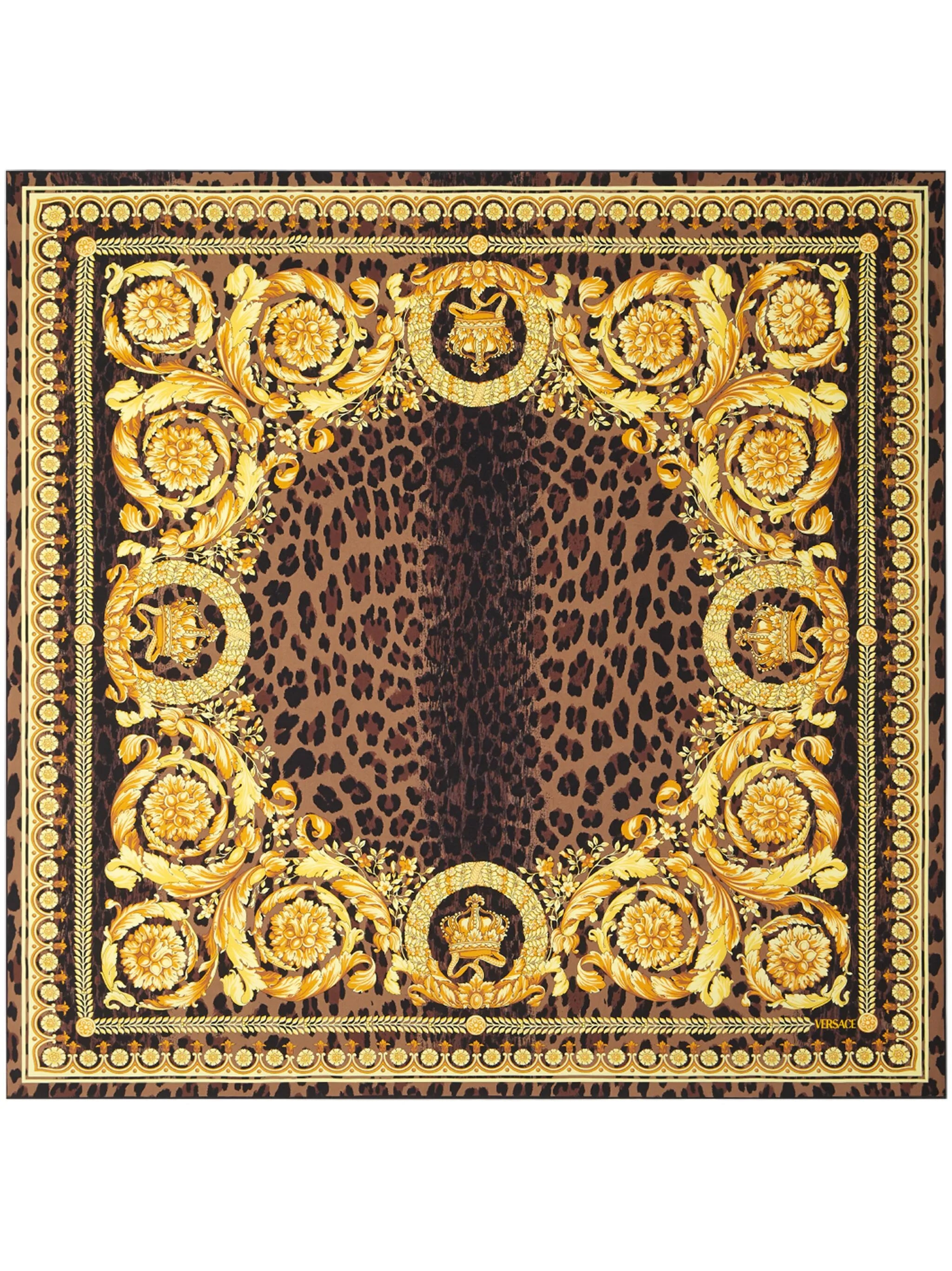 Wild Barocco silk scarf