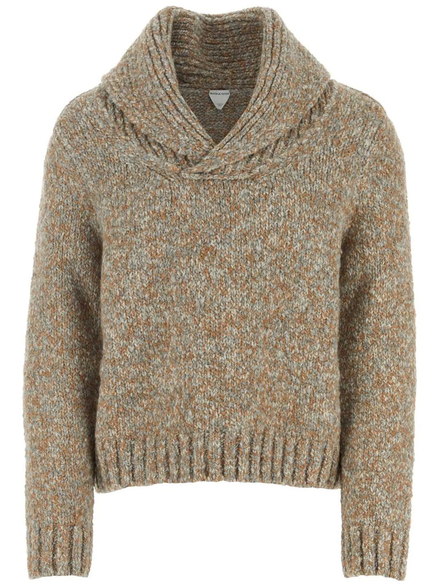 band-collar sweater