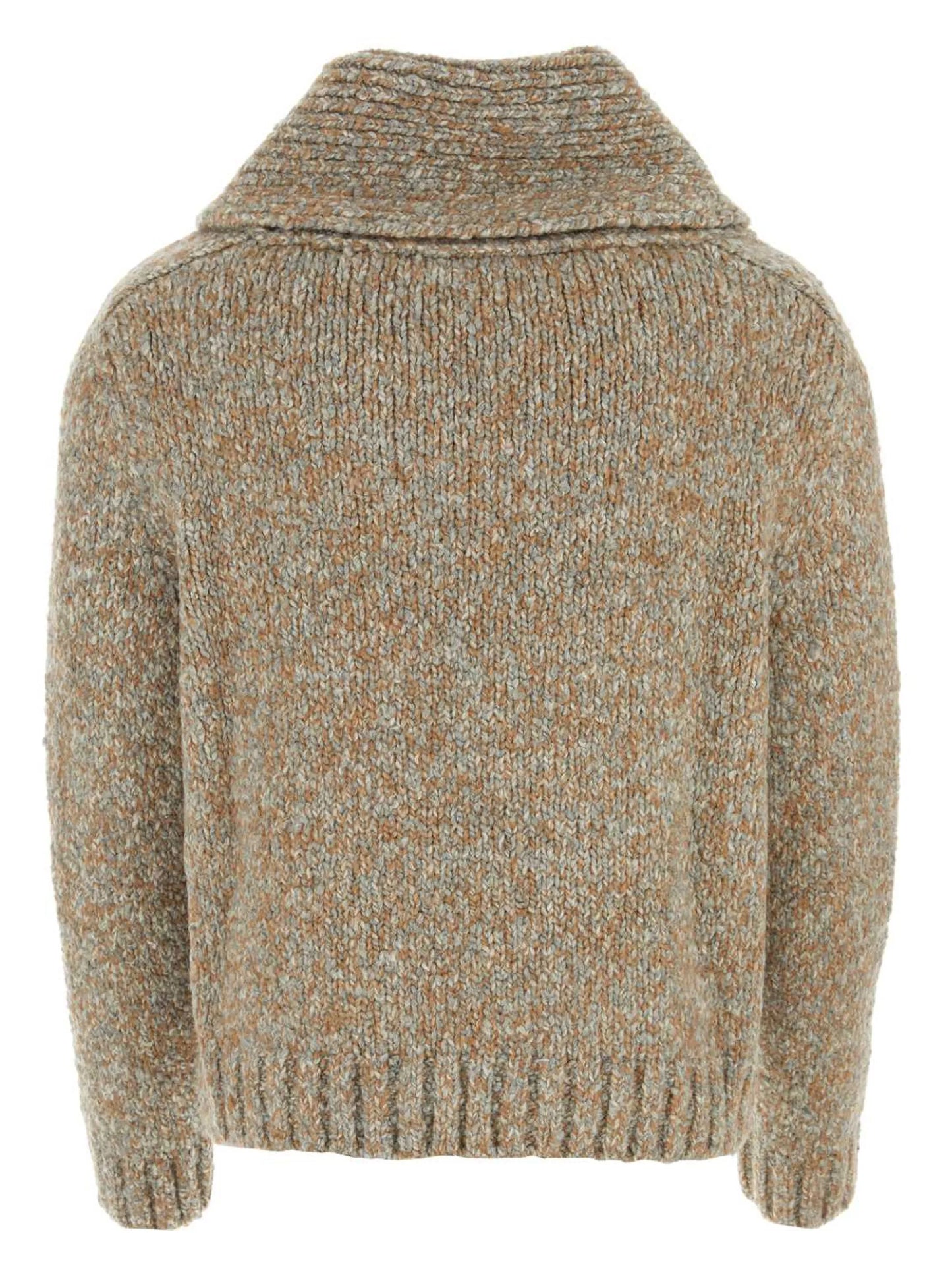 band-collar sweater