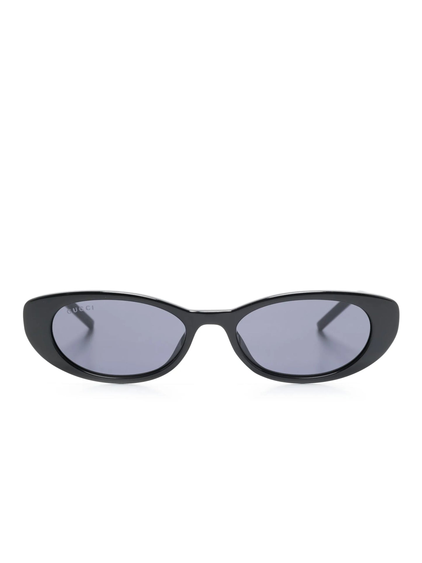 oval-frame sunglasses