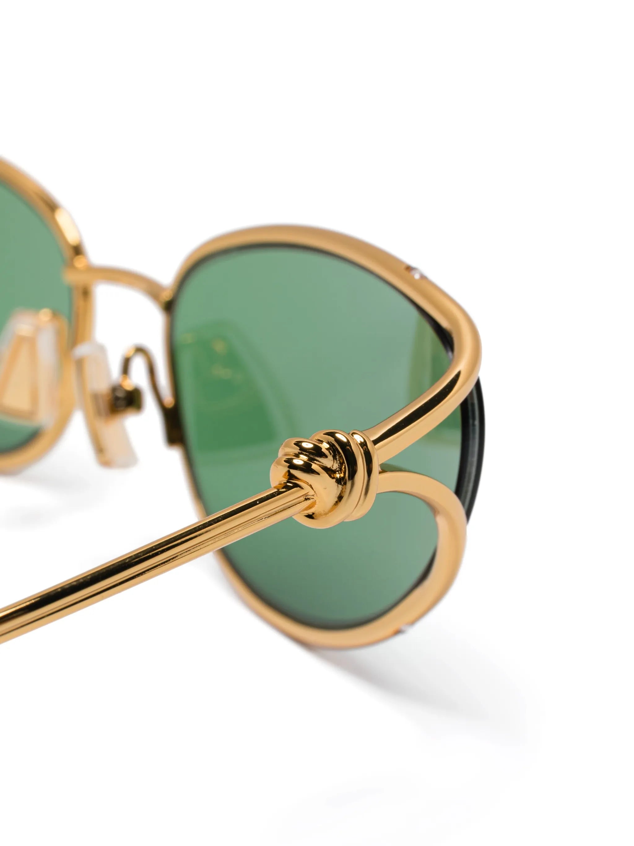 Knot-detail cat-eye sunglasses