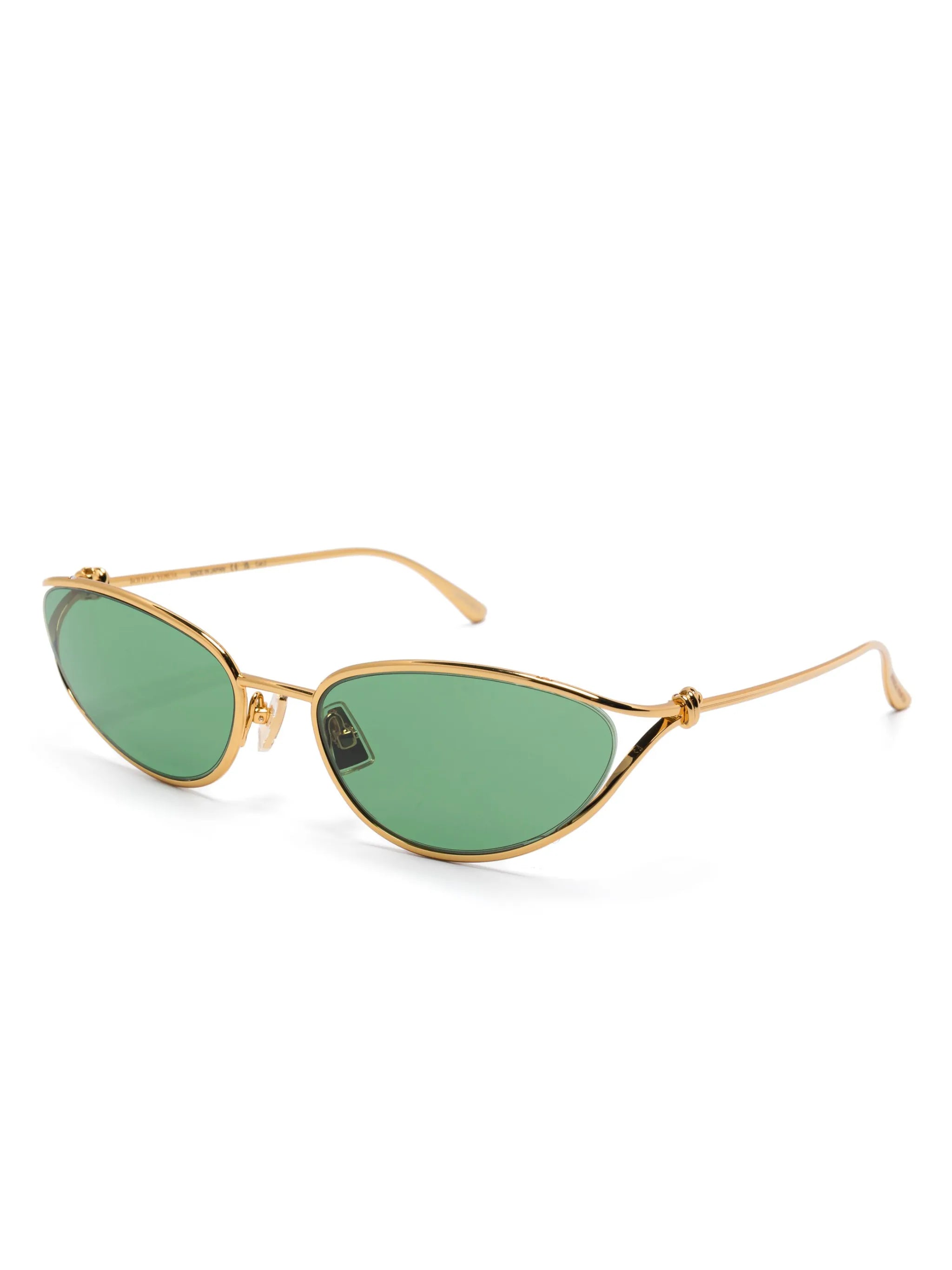 Knot-detail cat-eye sunglasses