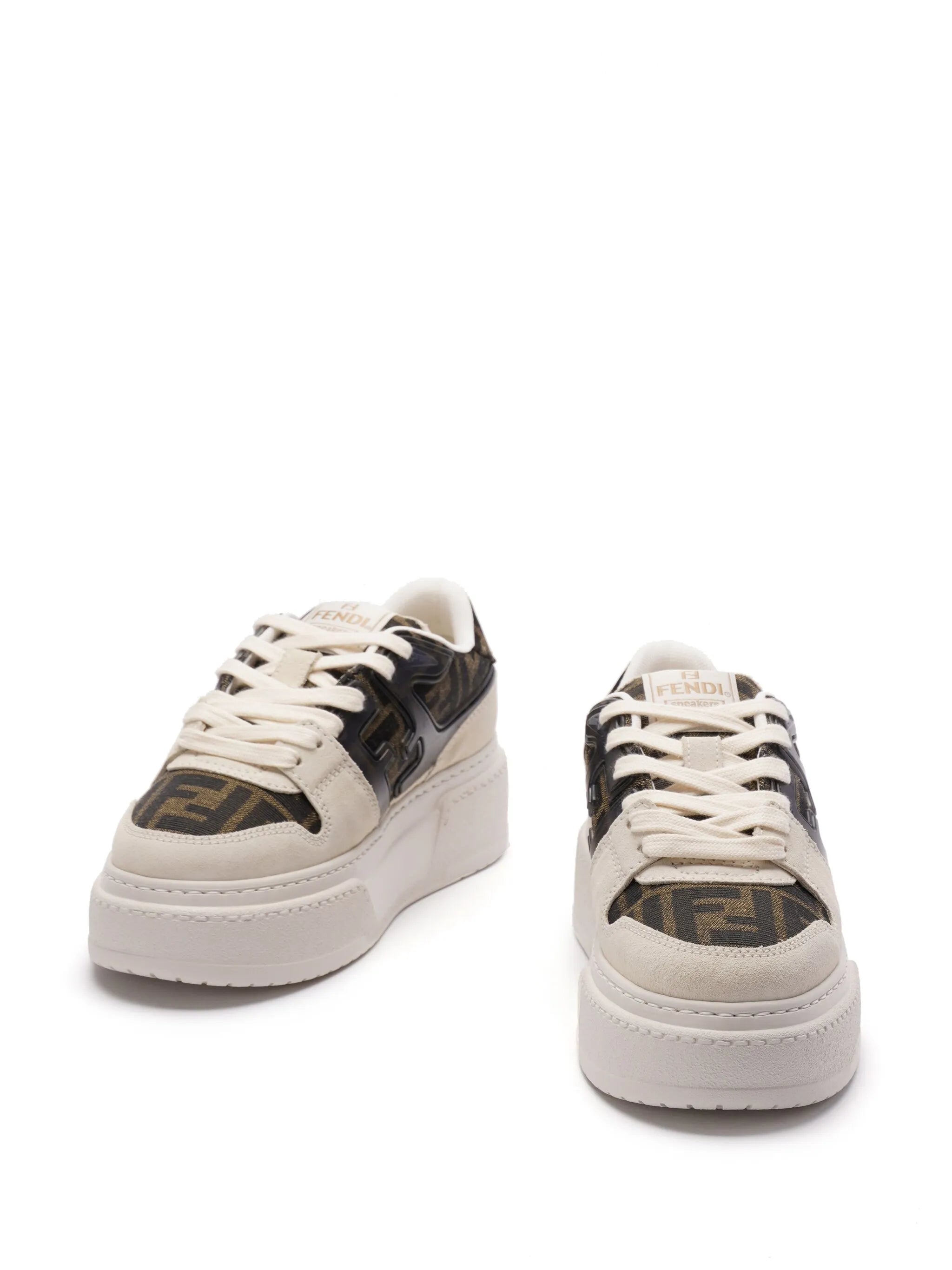Zuca-motif panelled sneakers