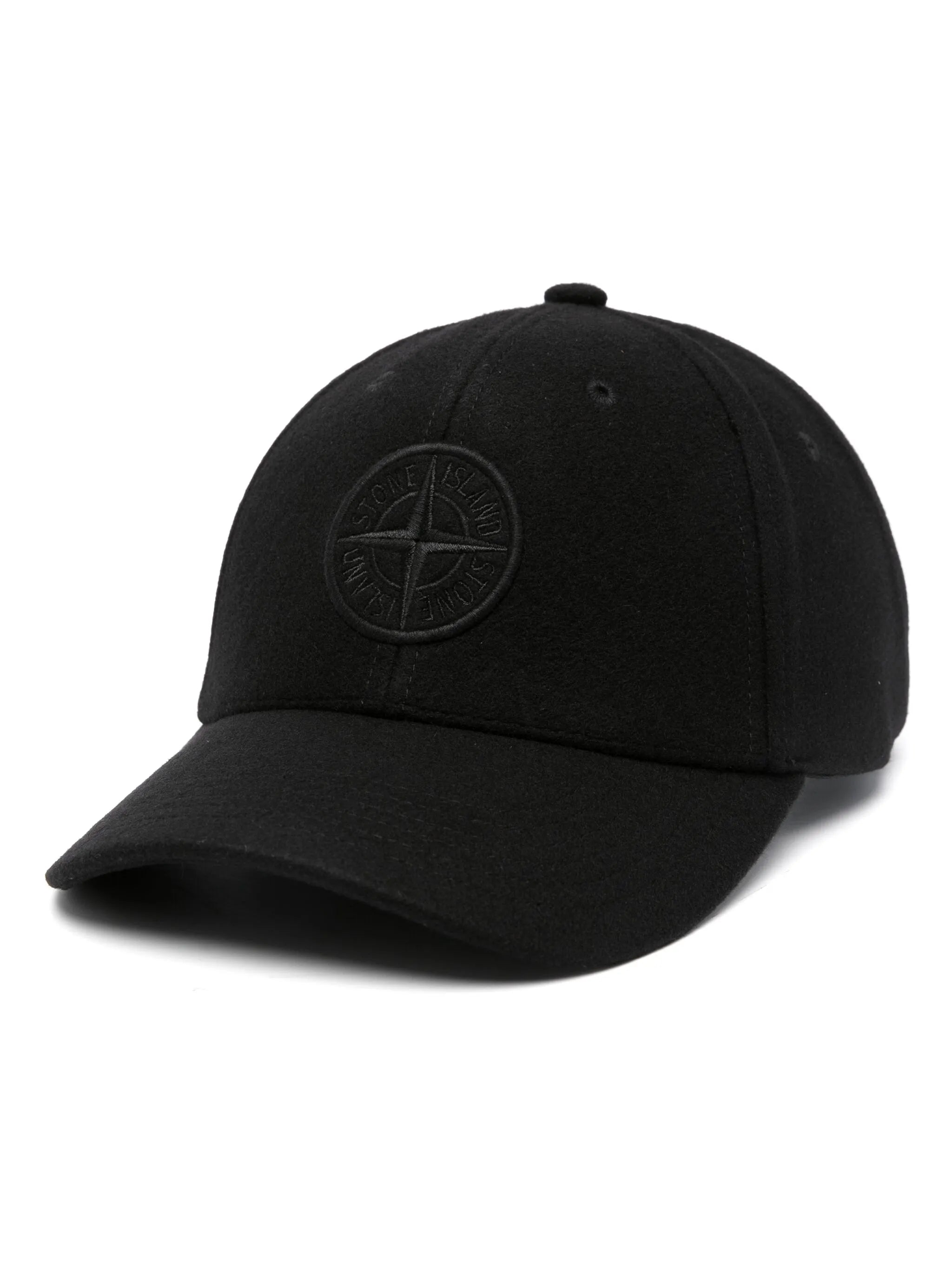 Compass-embroidered cap