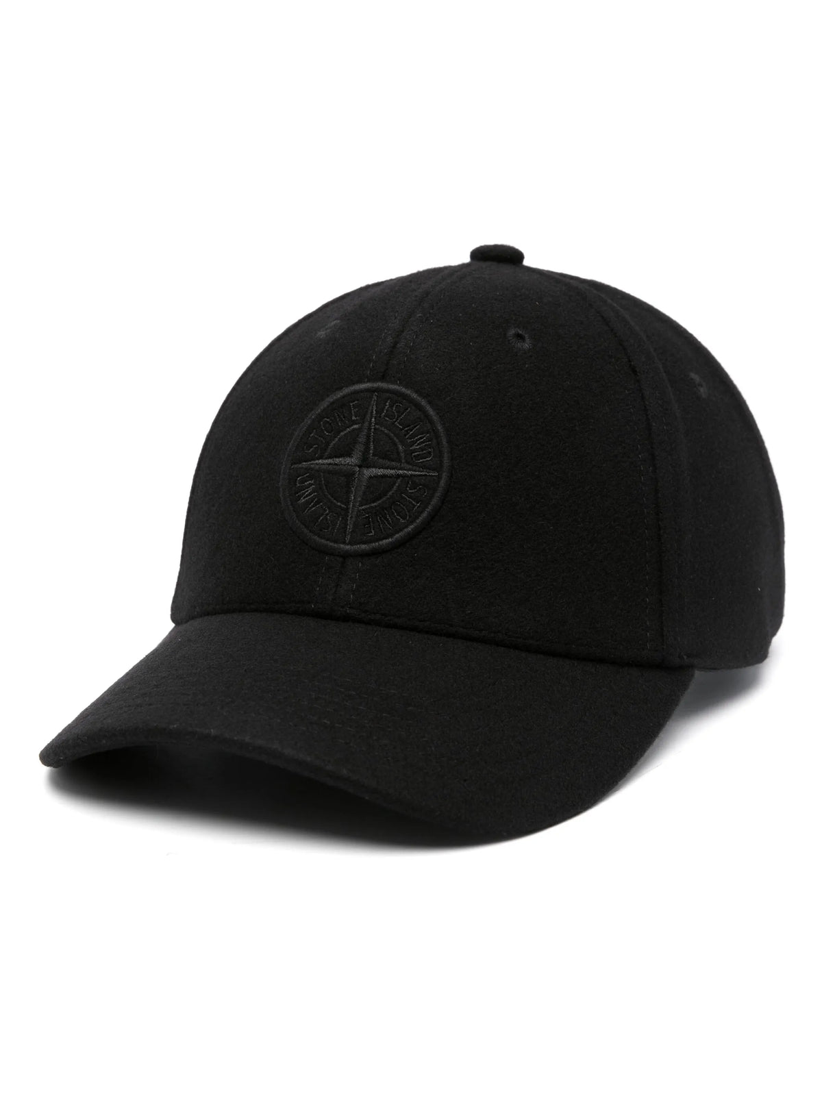 Compass-embroidered cap