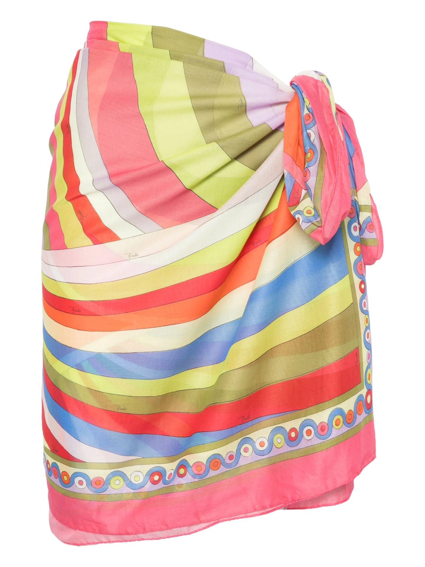 Iride-print sarong