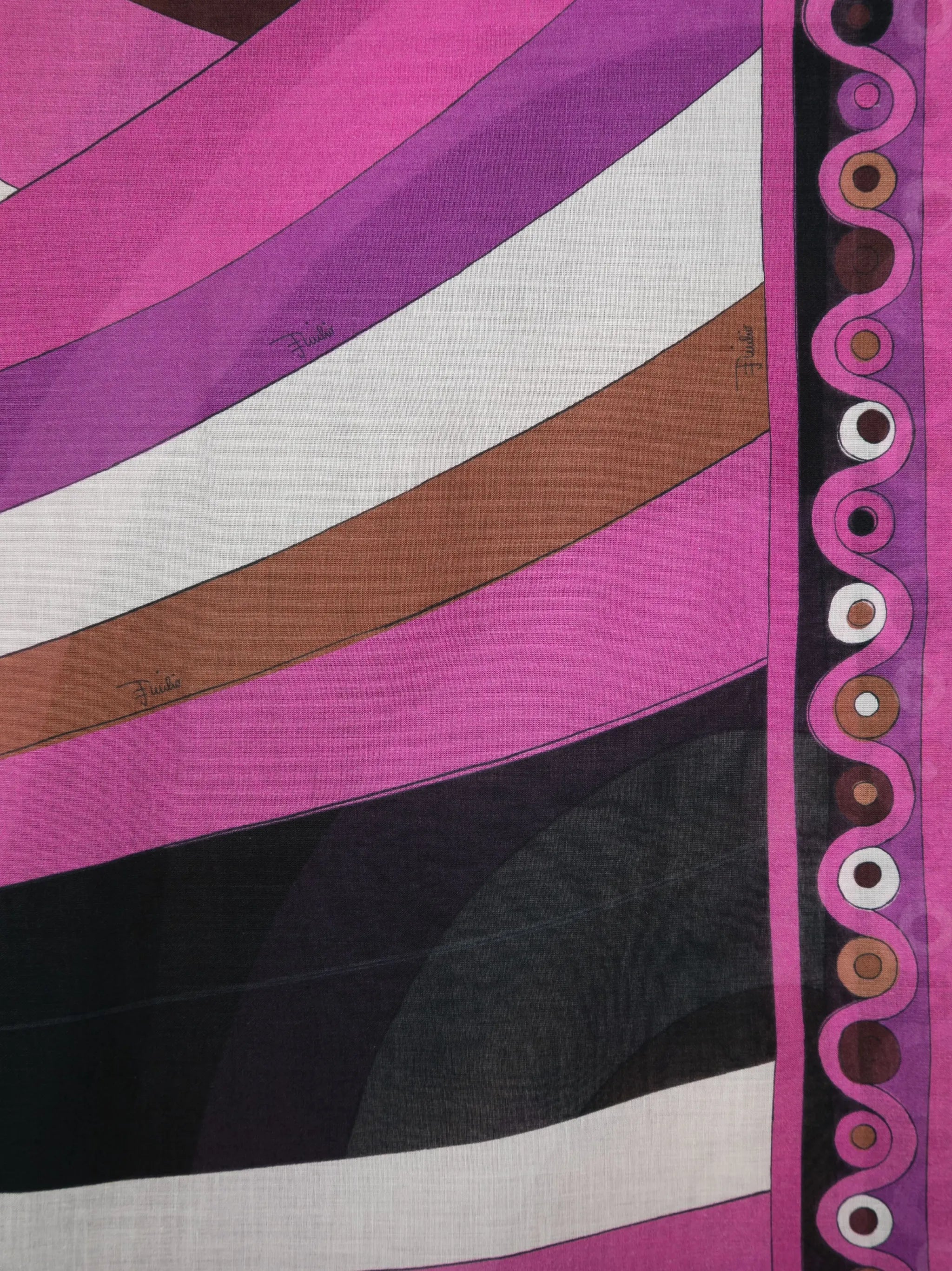 Iride-print cotton pareo