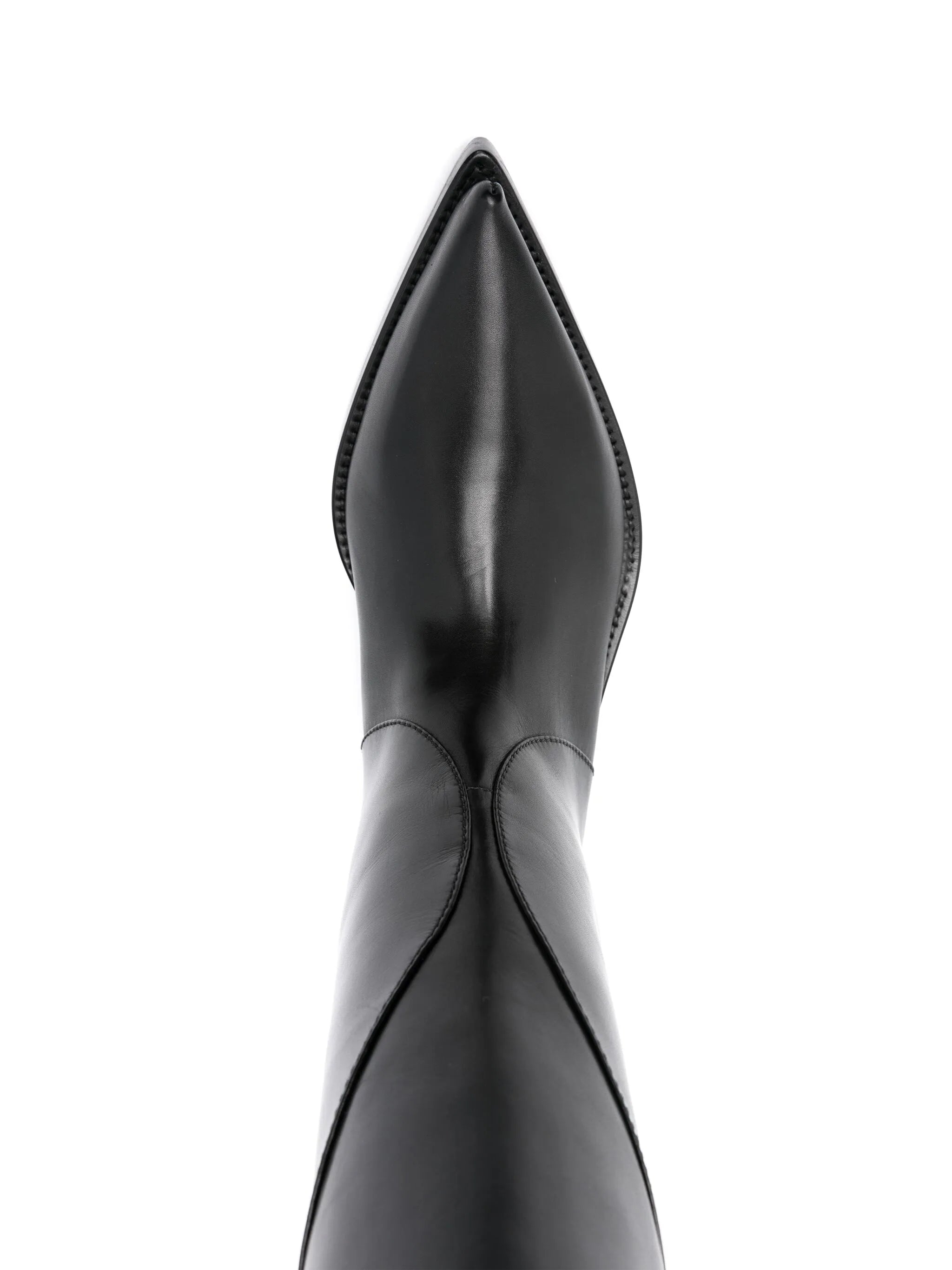 logo-lettering boots