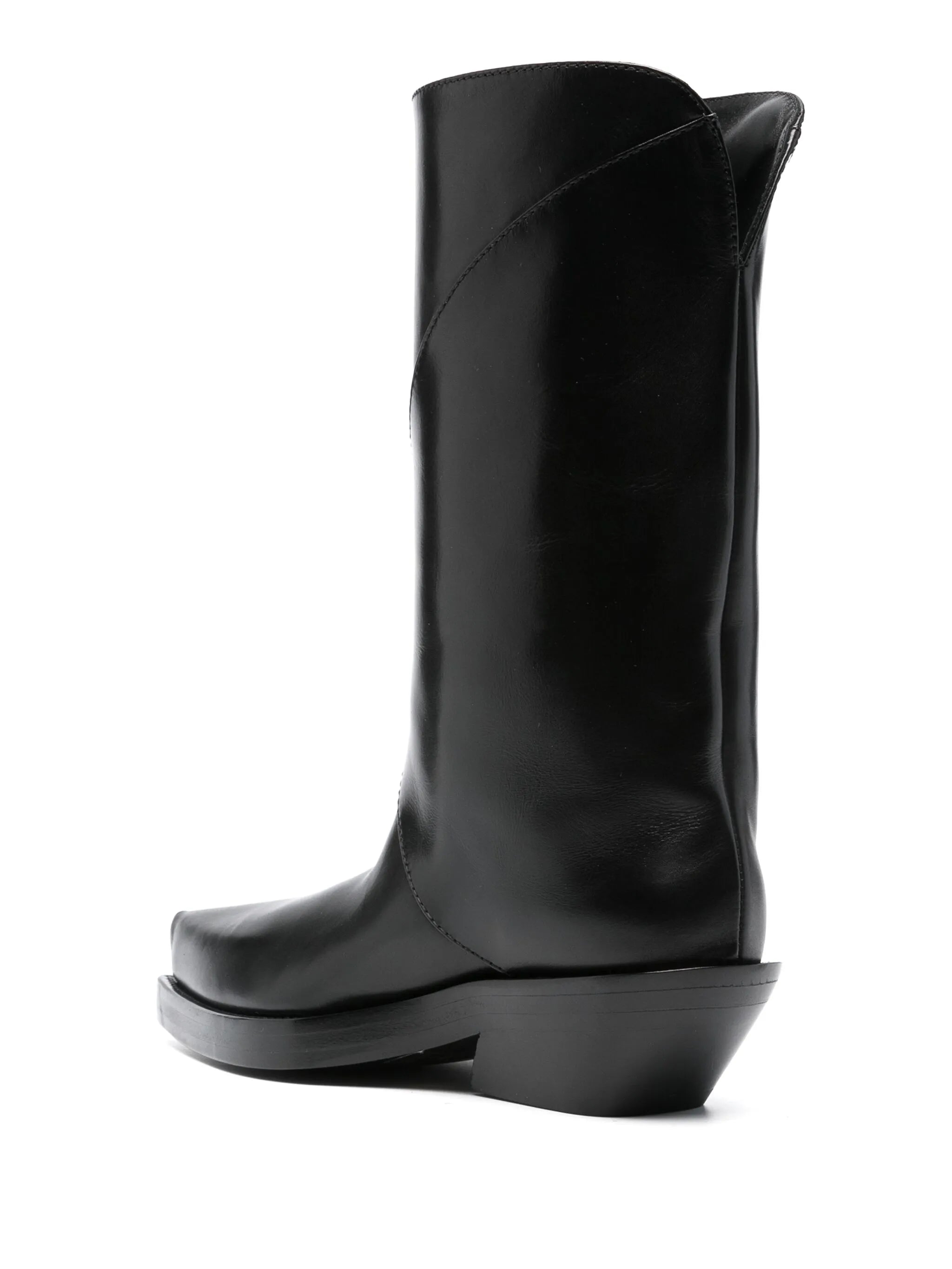 logo-lettering boots