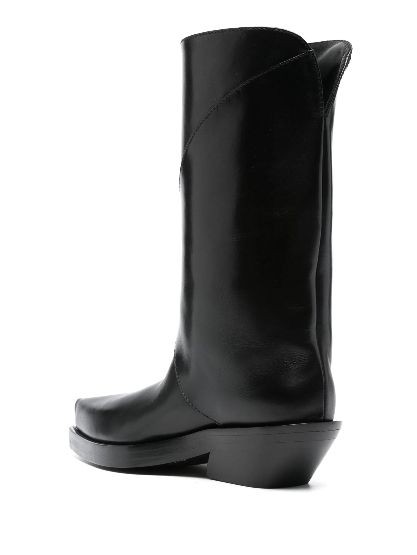 logo-lettering boots