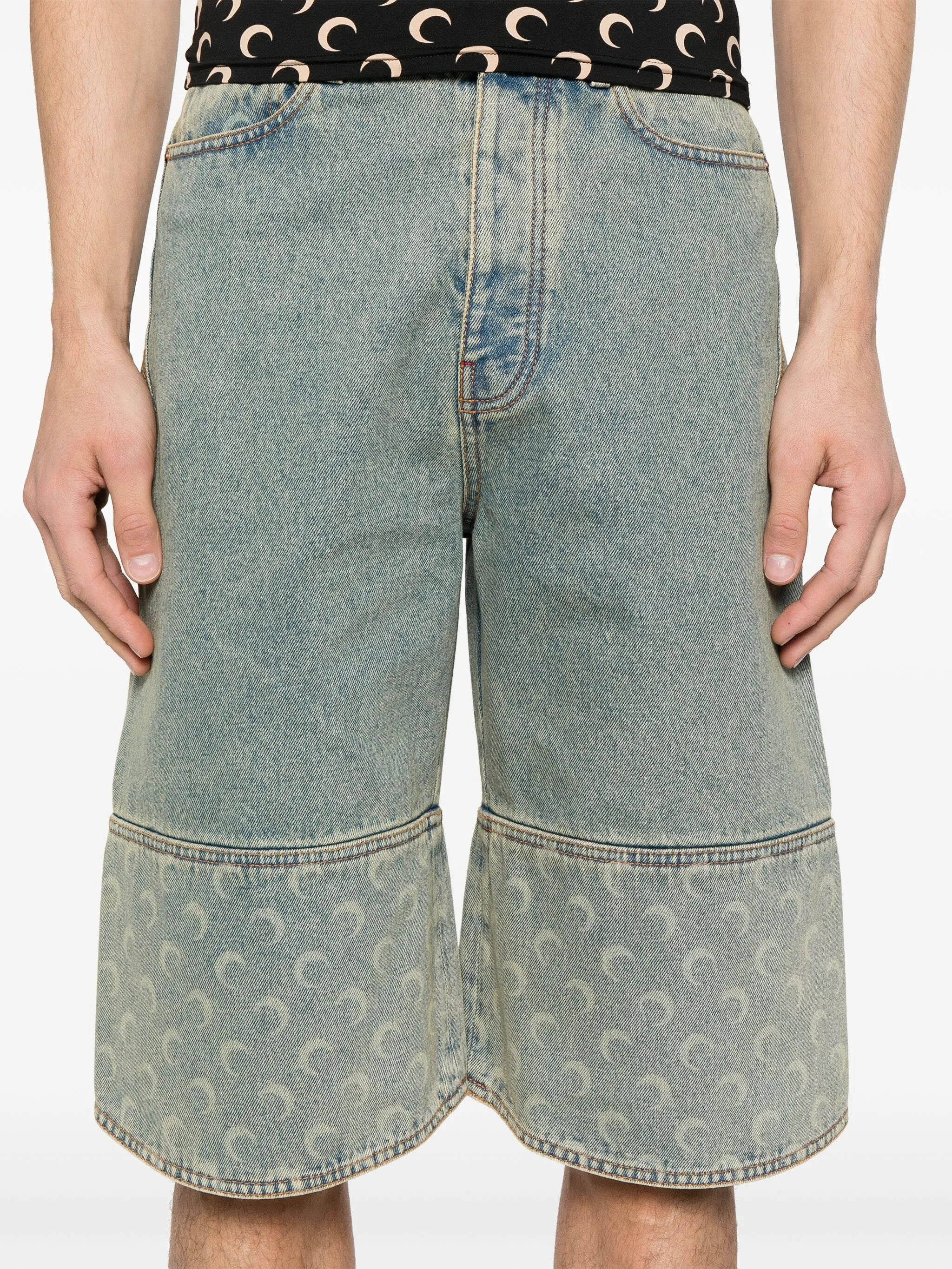 Moon Laser bermuda shorts