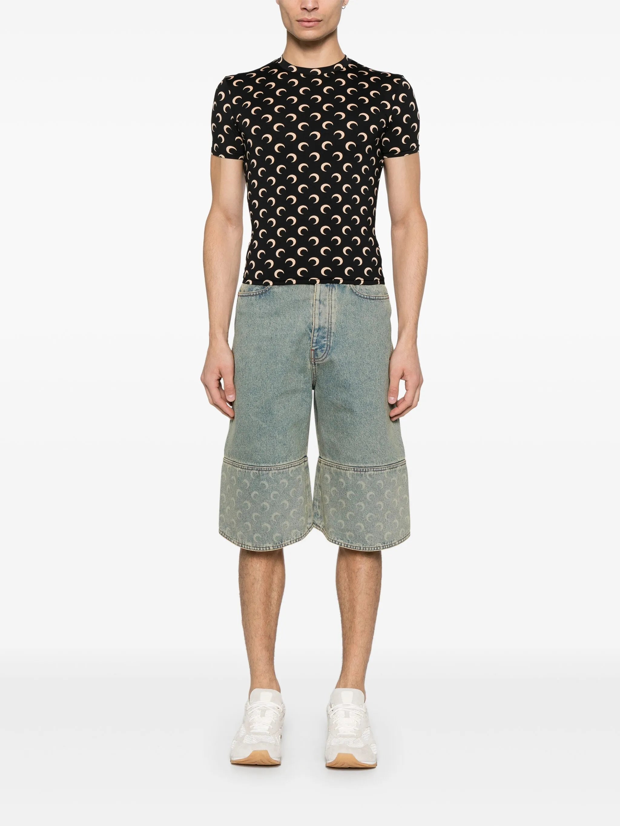 Moon Laser bermuda shorts
