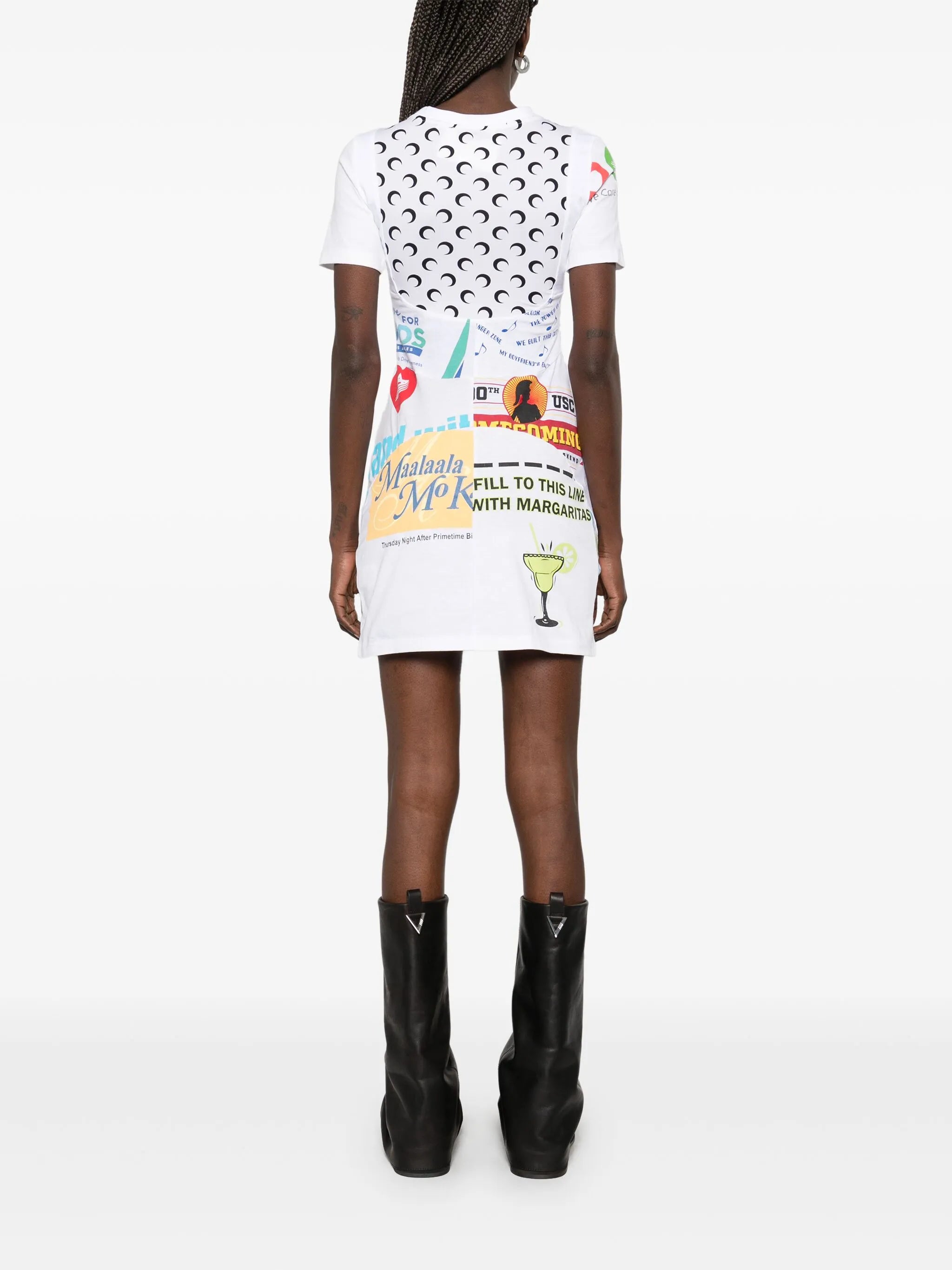 graphic T-shirt mini dress
