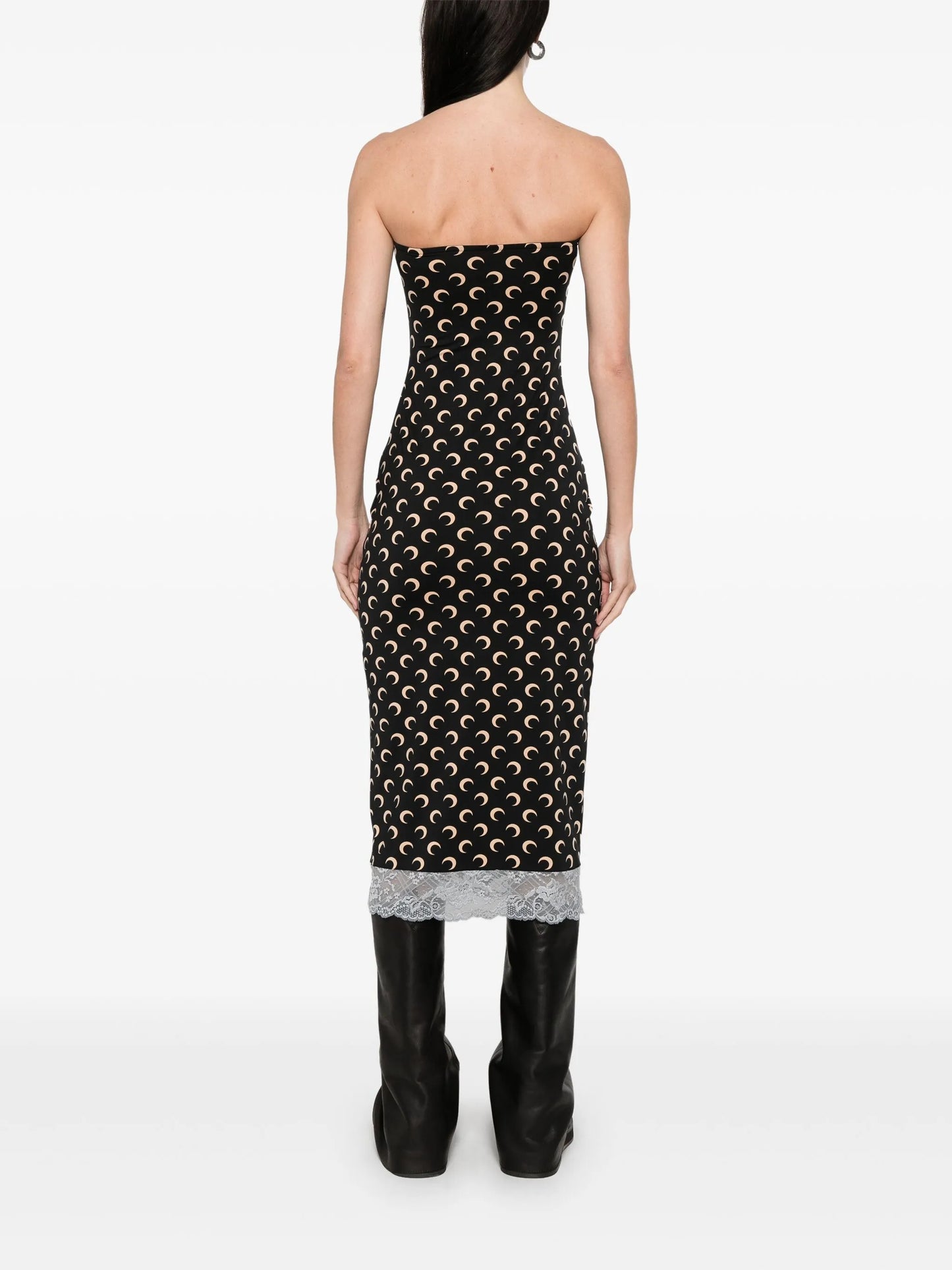 Crescent Moon jersey midi dress