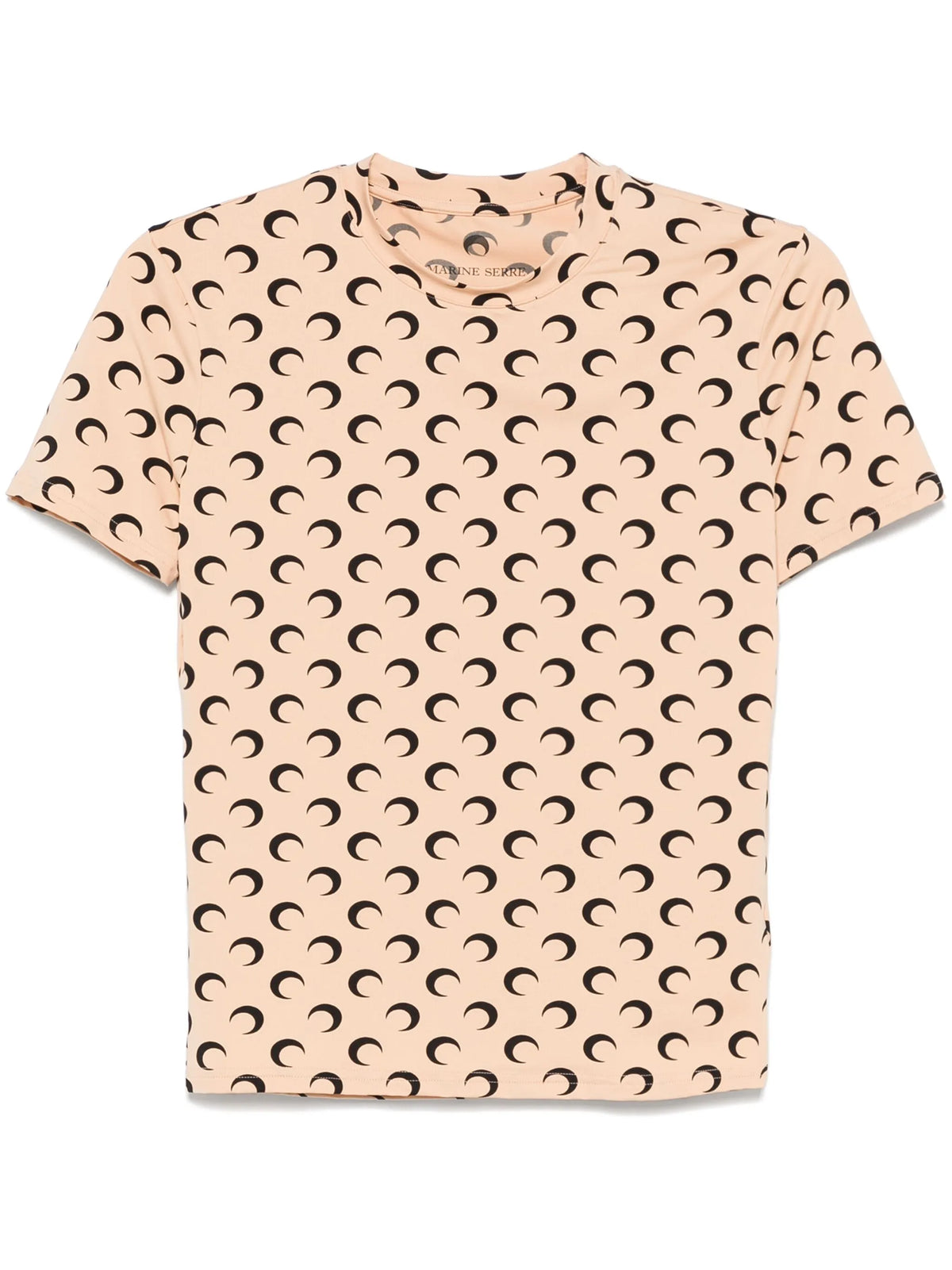 moon-print crewneck top