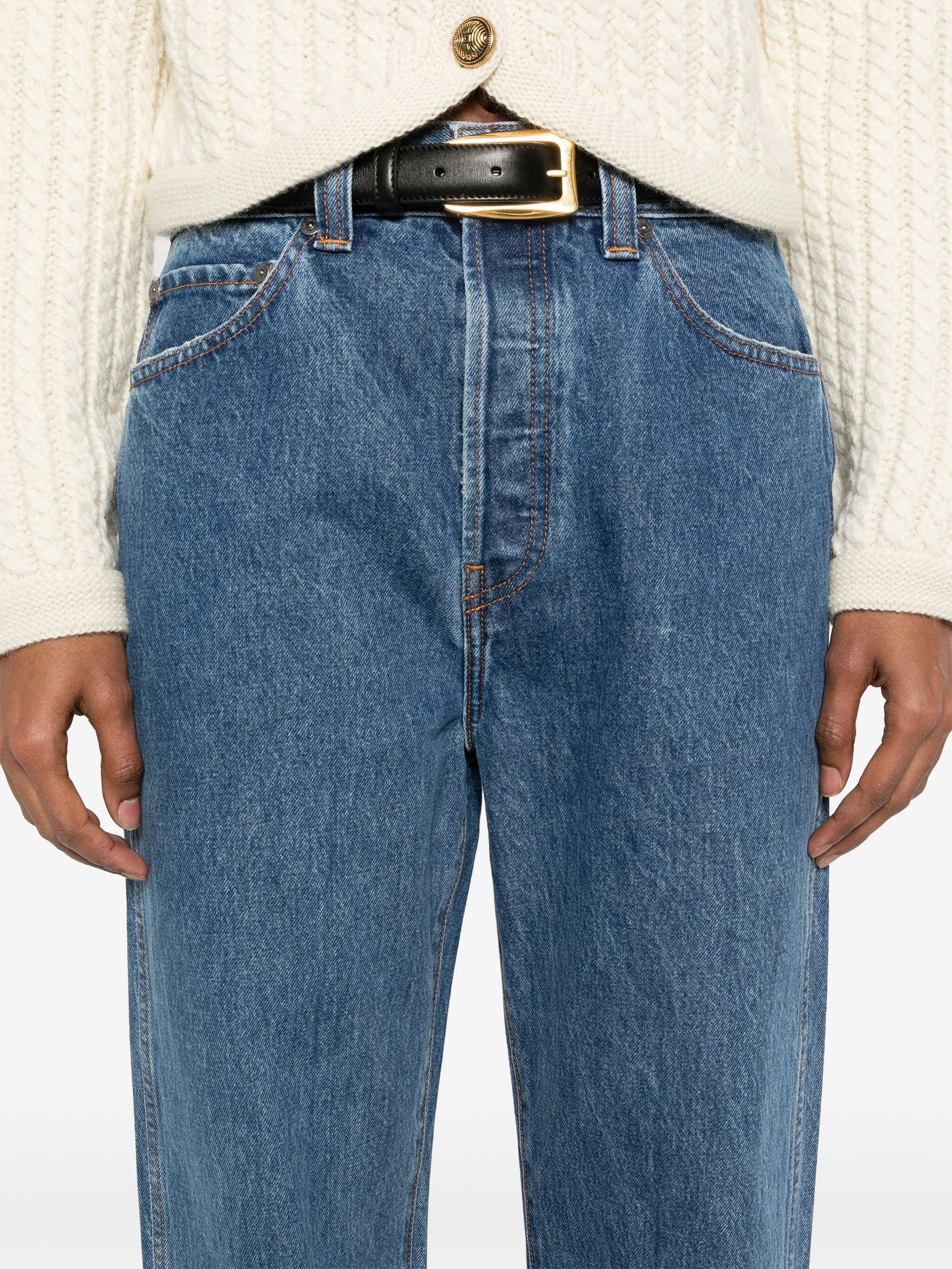 Corben belt-loop jeans