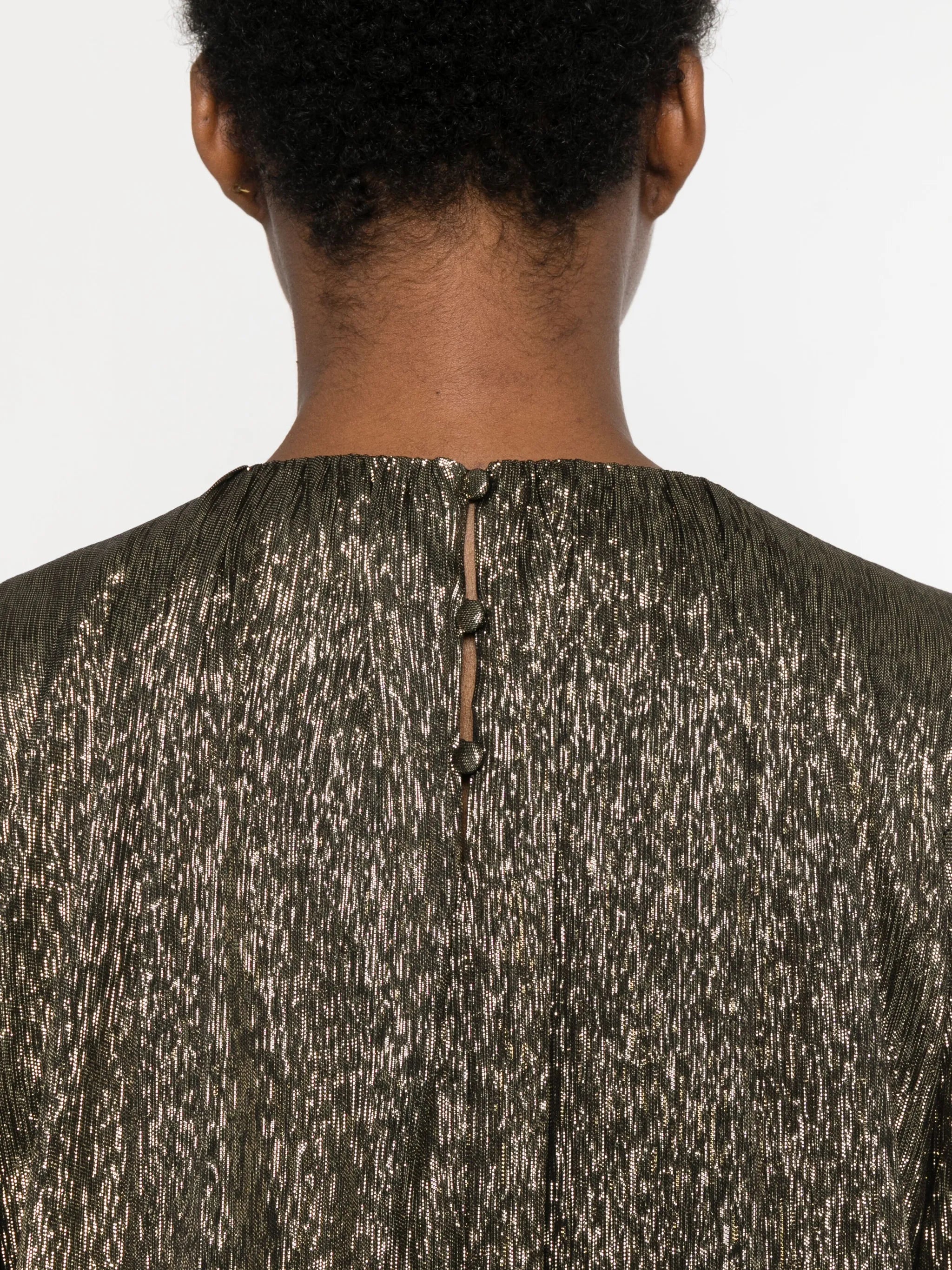 lamé blouse